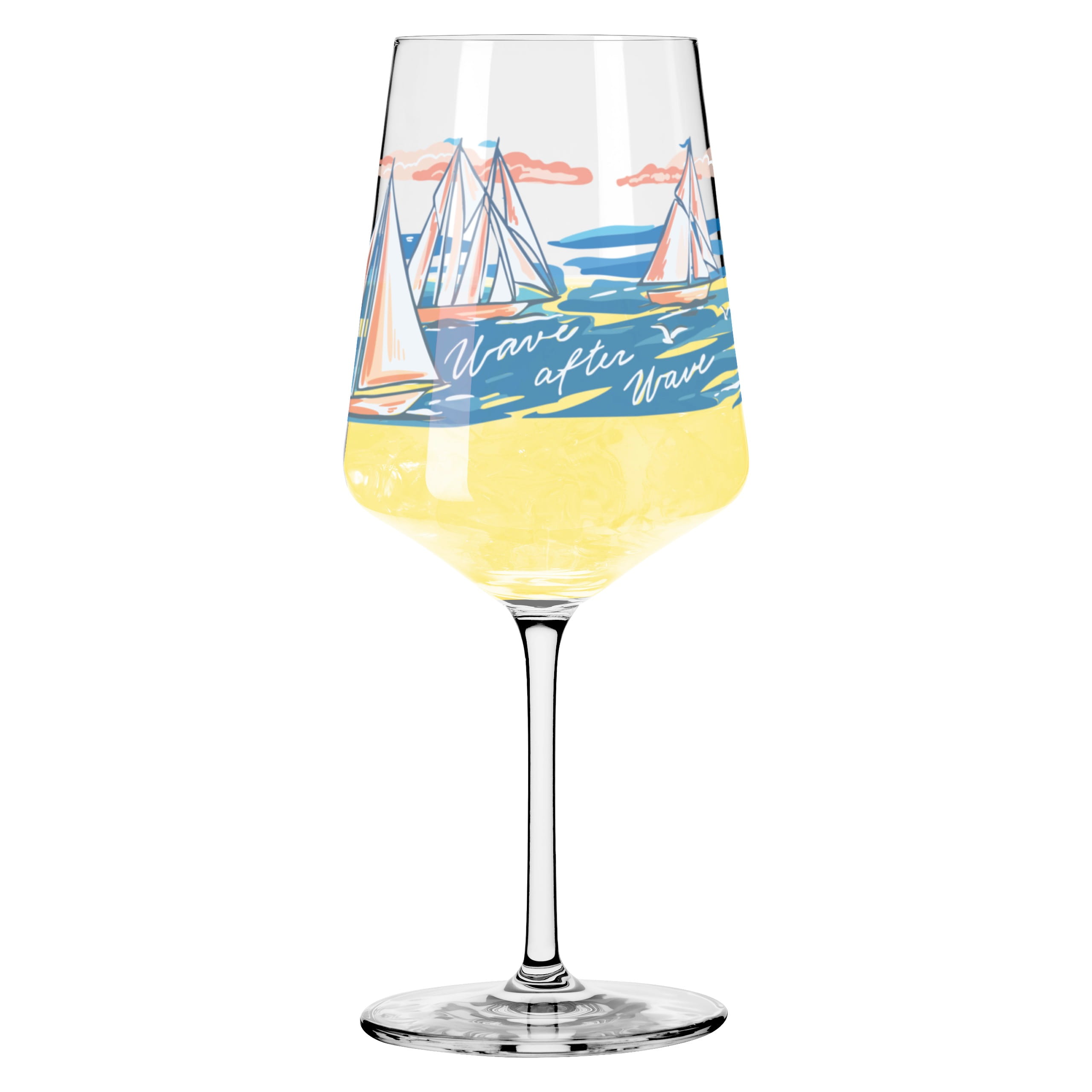 EXPLORER COCKTAIL GLASS #1 BY HANNA SYMONOVYCH