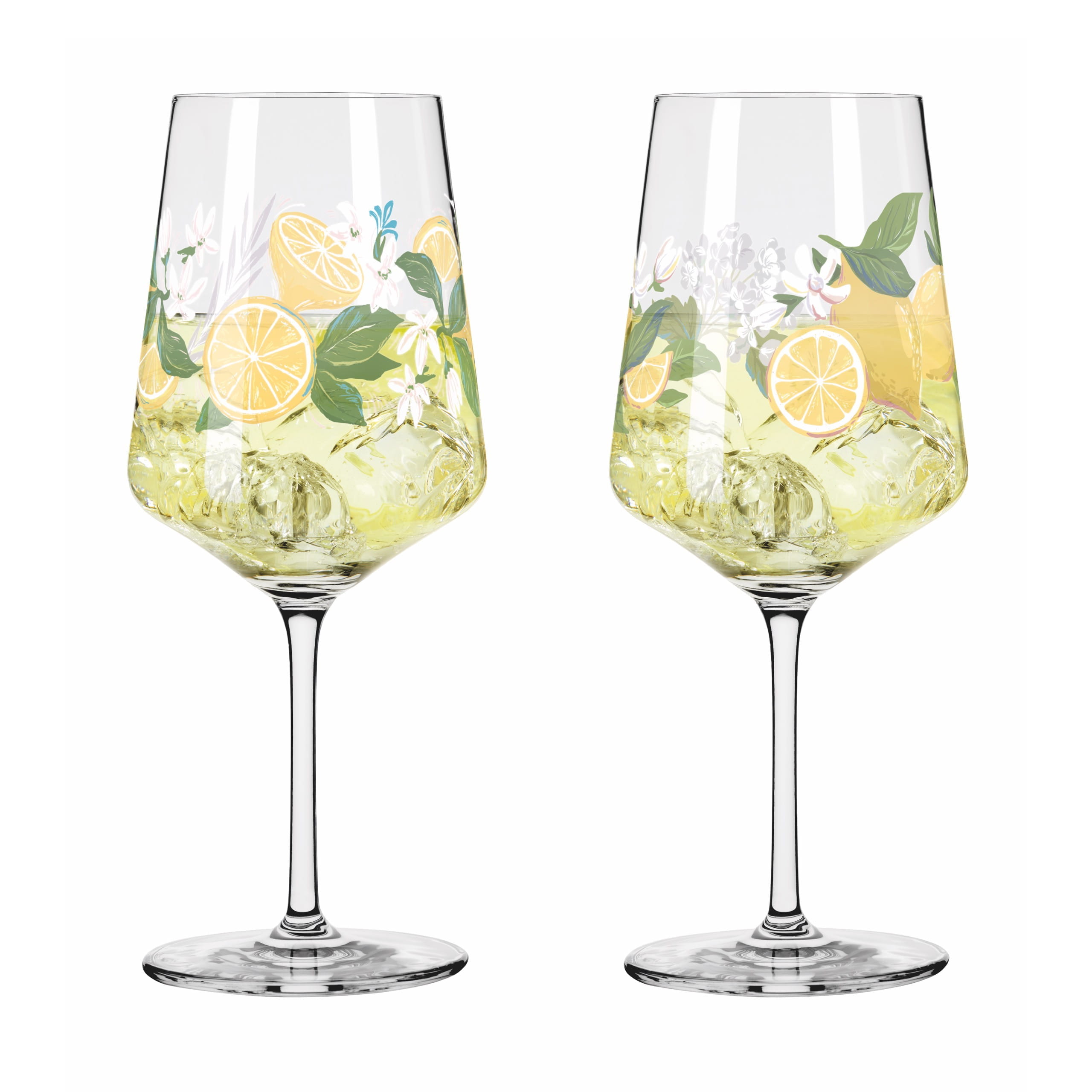 SOMMERTAU LIMONCELLO APERITIFGLAS-SET F25 VON HANNA SYMONOVYCH