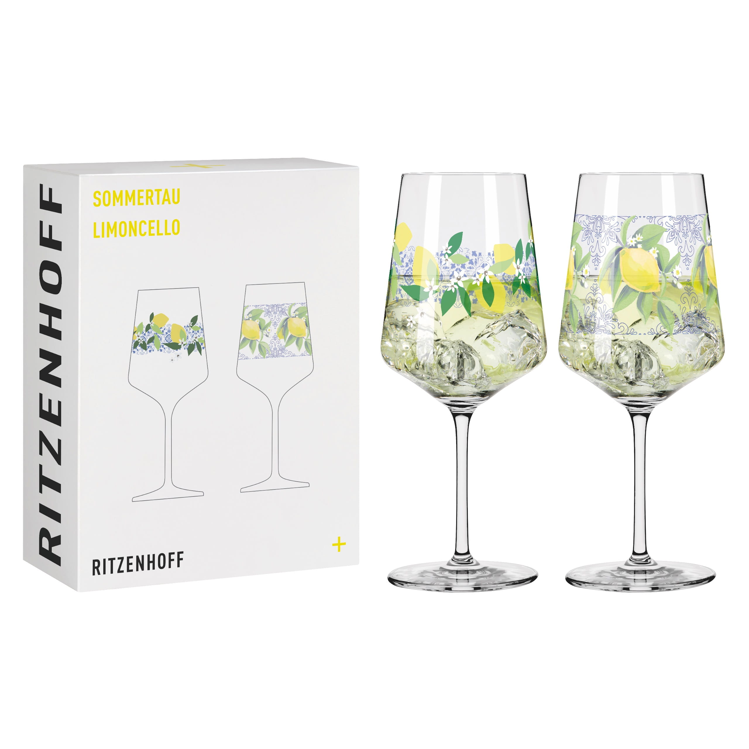 SOMMERTAU LIMONCELLO APERITIFGLAS-SET #21 #22 VON VERONICA REA,  ANASTASSIA BEHNKE F25