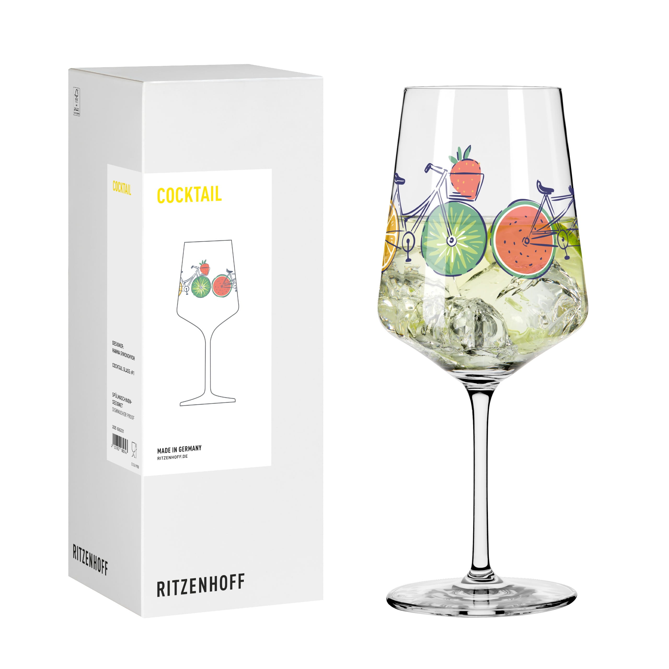 RADSPORT COCKTAILGLAS #1 VON HANNA SYMONOVYCH