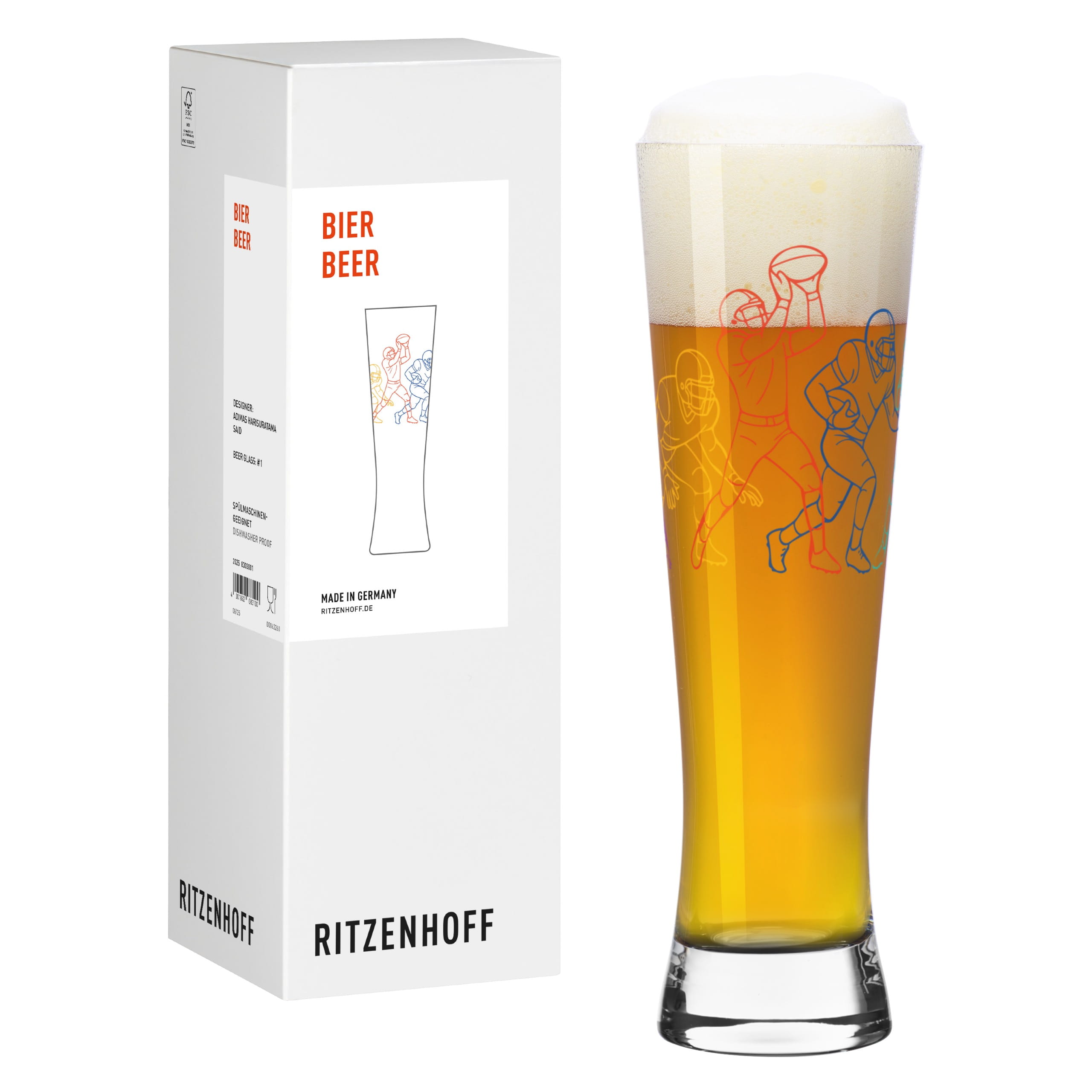 FOOTBALL BEER GLASS #1 BY ADIMAS HARISURATAMA SAID