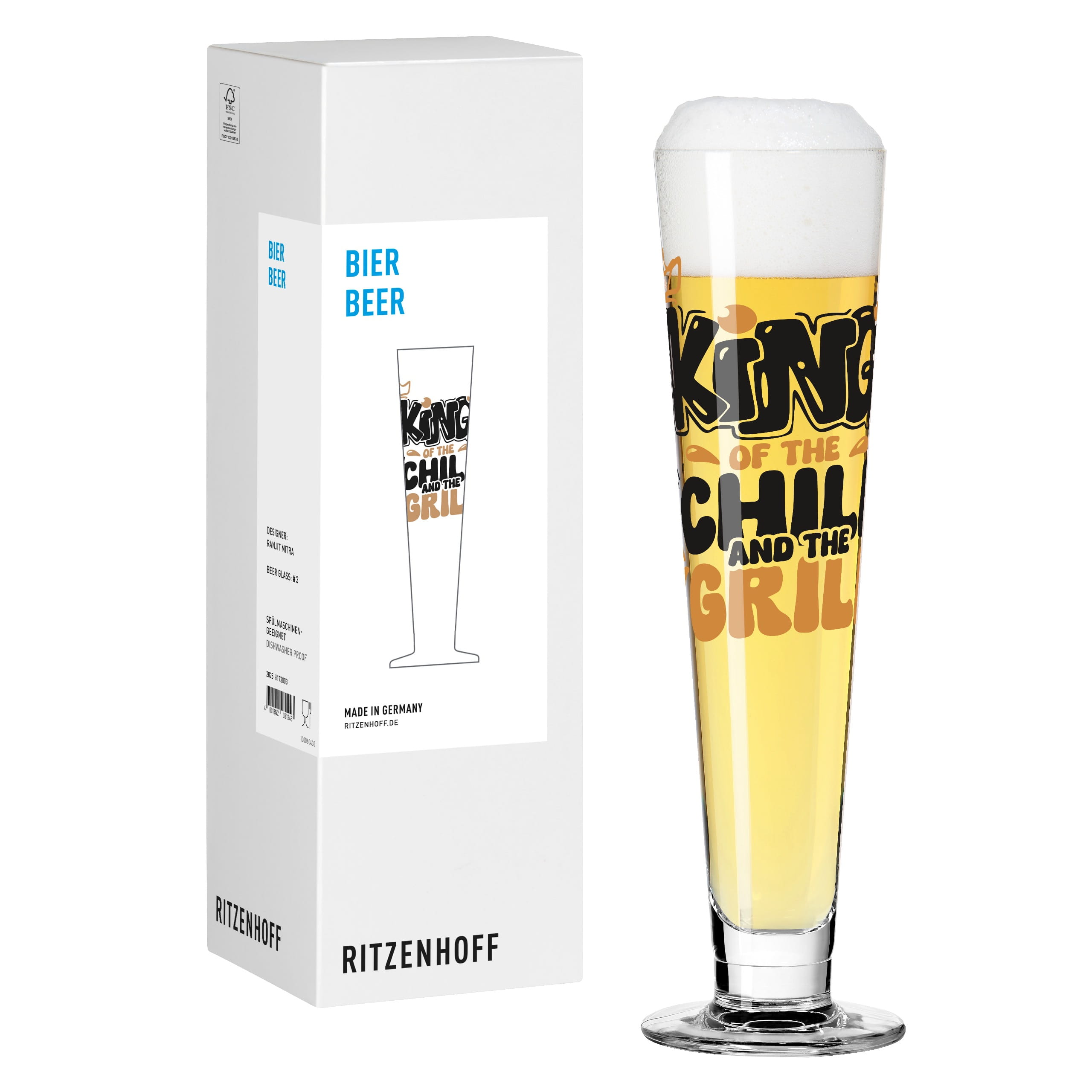 CITATIONS VERRE À BIÈRE F25 DE RANJIT MITRA