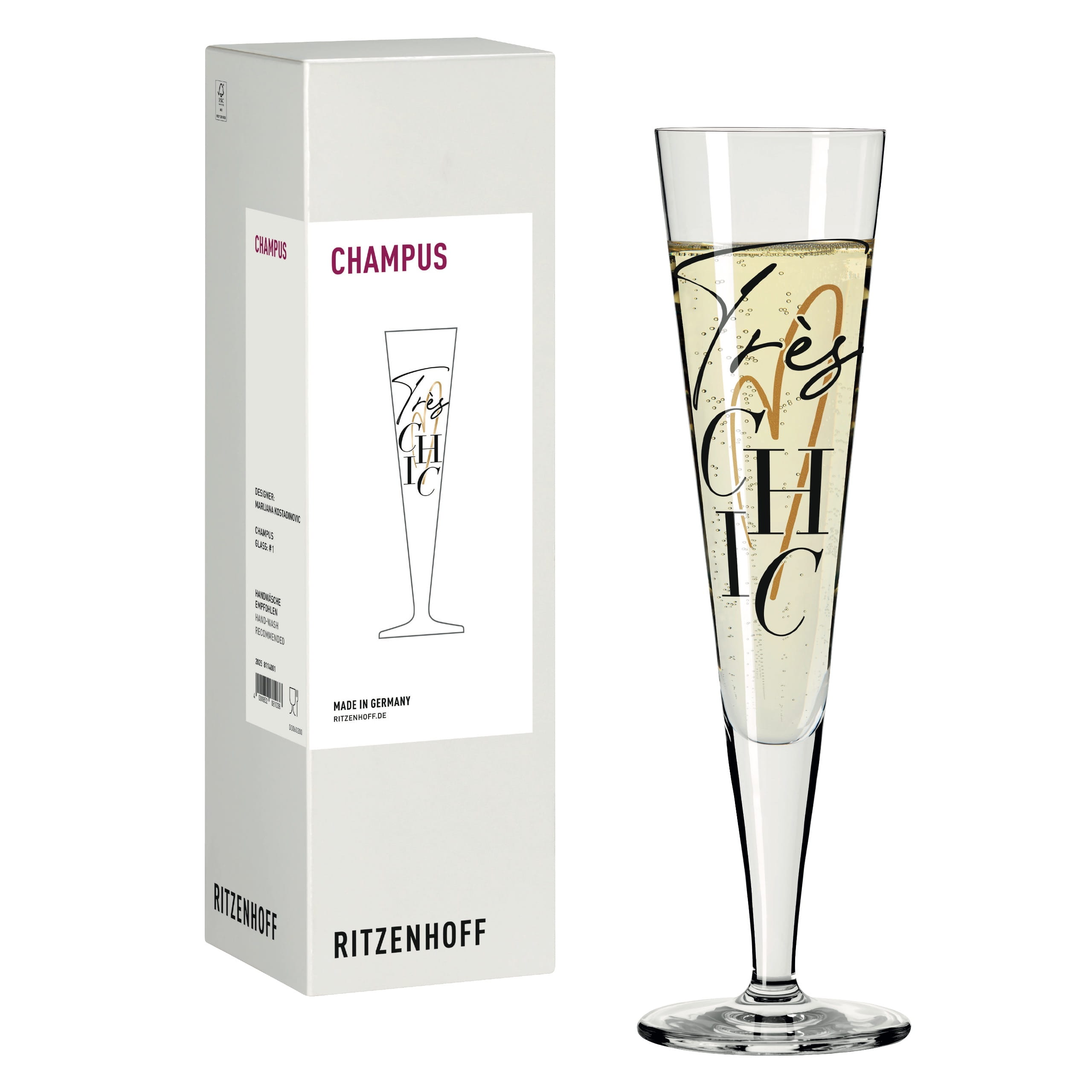 FASHION CHAMPAGNE GLASS #1 BY MARIJANA KOSTADINOVIC FASHION CHAMPAGNE GLASS #1 BY MARIJANA KOSTADINOVIC