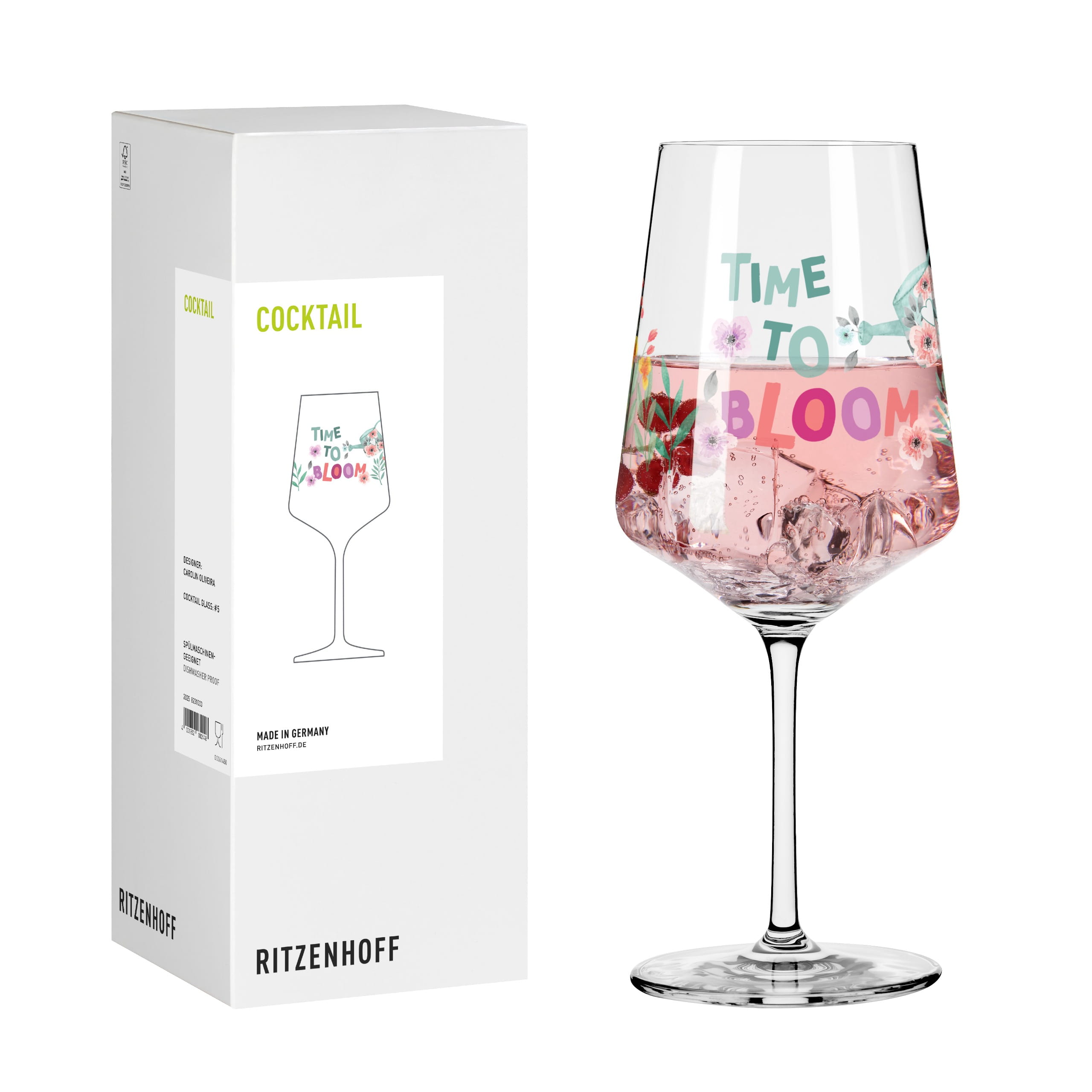 HOME + GARDEN COCKTAIL GLASS #5 BY CAROLIN OLIVEIRA