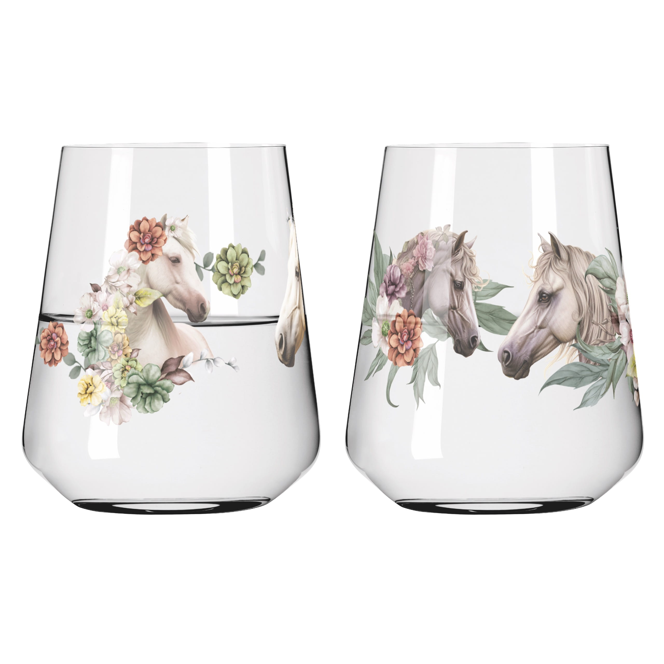8086001 REITGOLD WASSERGLAS-SET #1 #2 VON CAROLIN OLIVEIRA