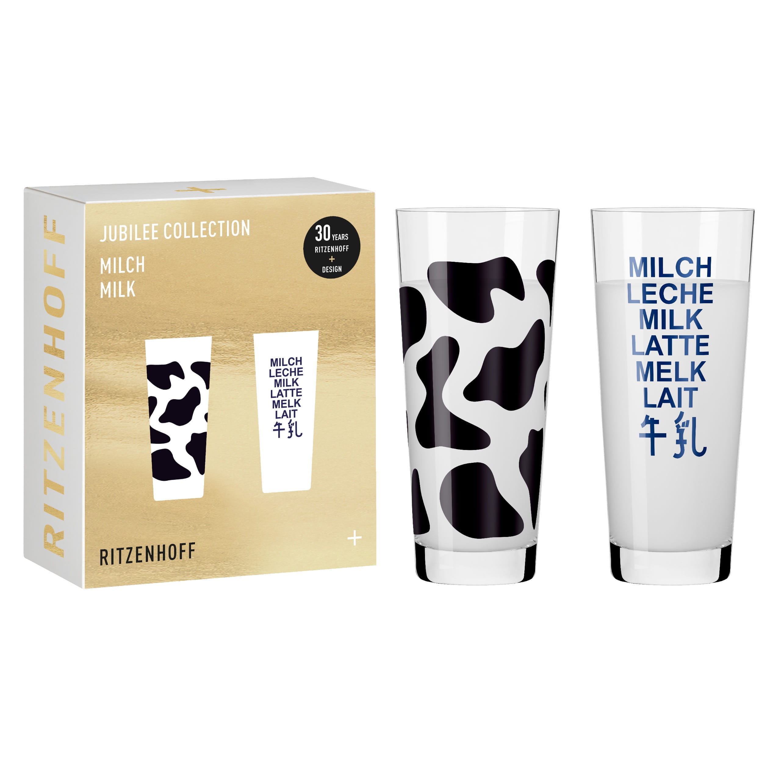 JUBILEE COLLECTION MILCHGLAS-SET #1, #2 VON SIEGER DESIGN, JASPER MORRISON