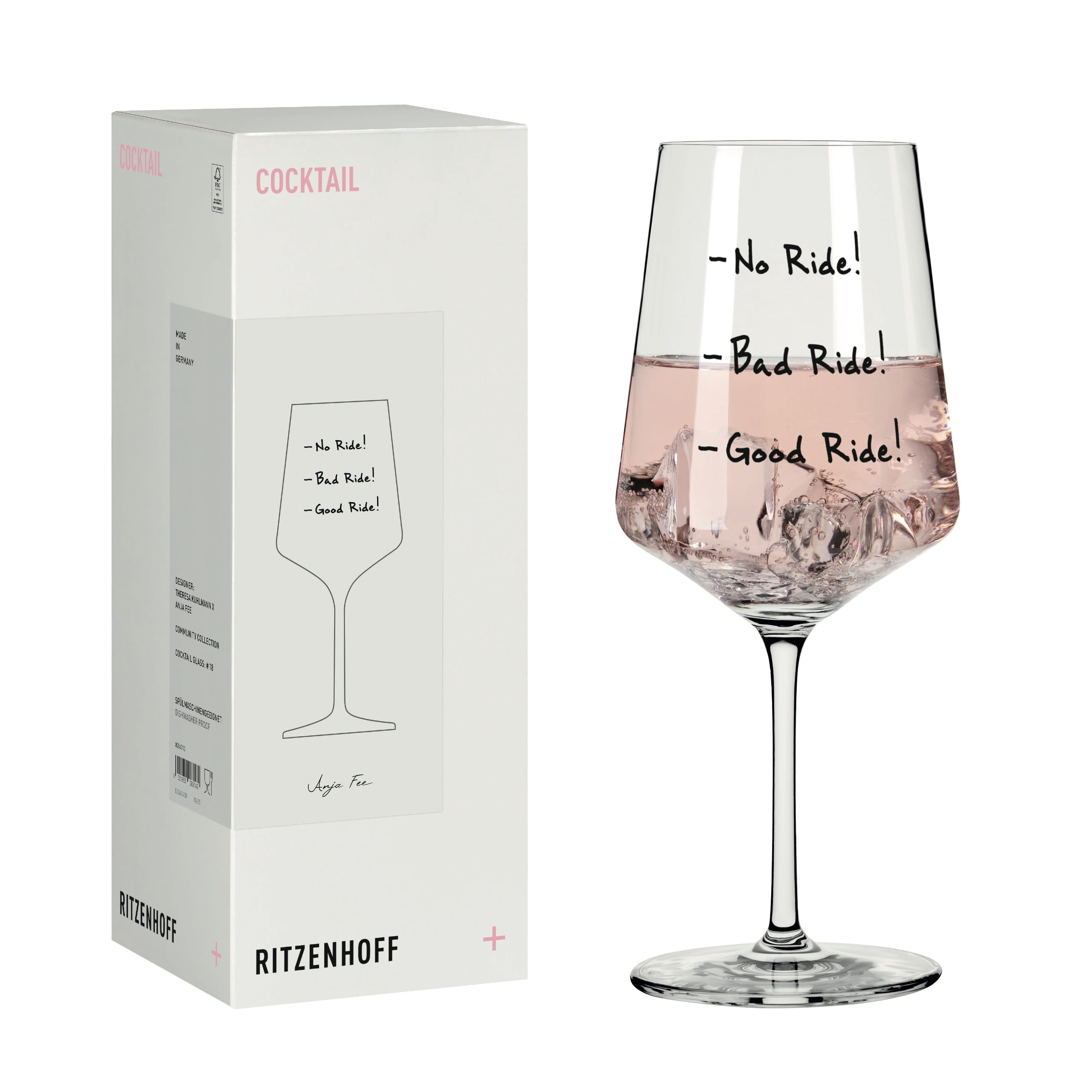 RITZENHOFF X ANJAFEE COCKTAILGLAS #18 VON RITZENHOFF DESIGN TEAM X ANJA FEE