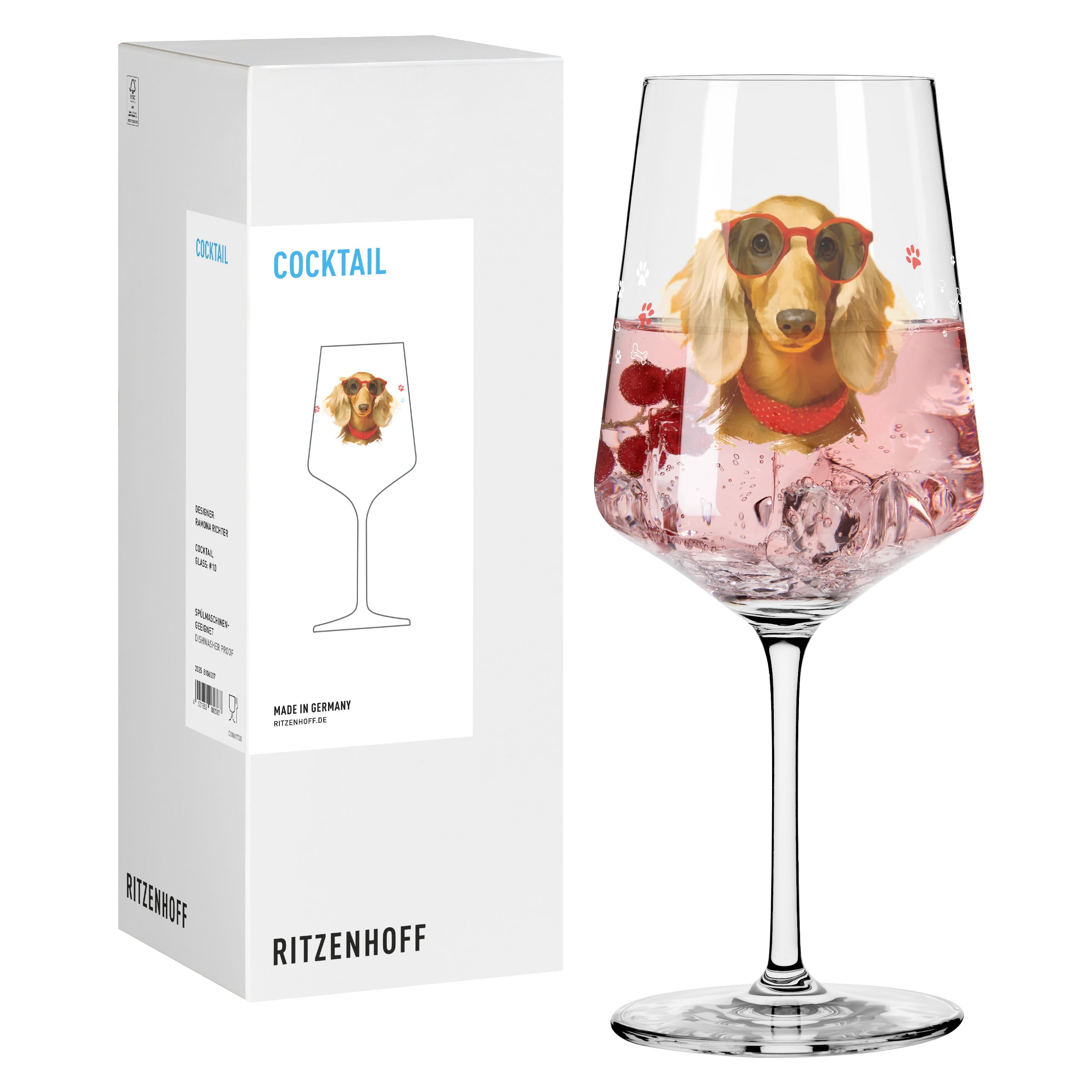 VERRE À COCKTAIL PETFLUENCER #10 PAR RAMONA RICHTER