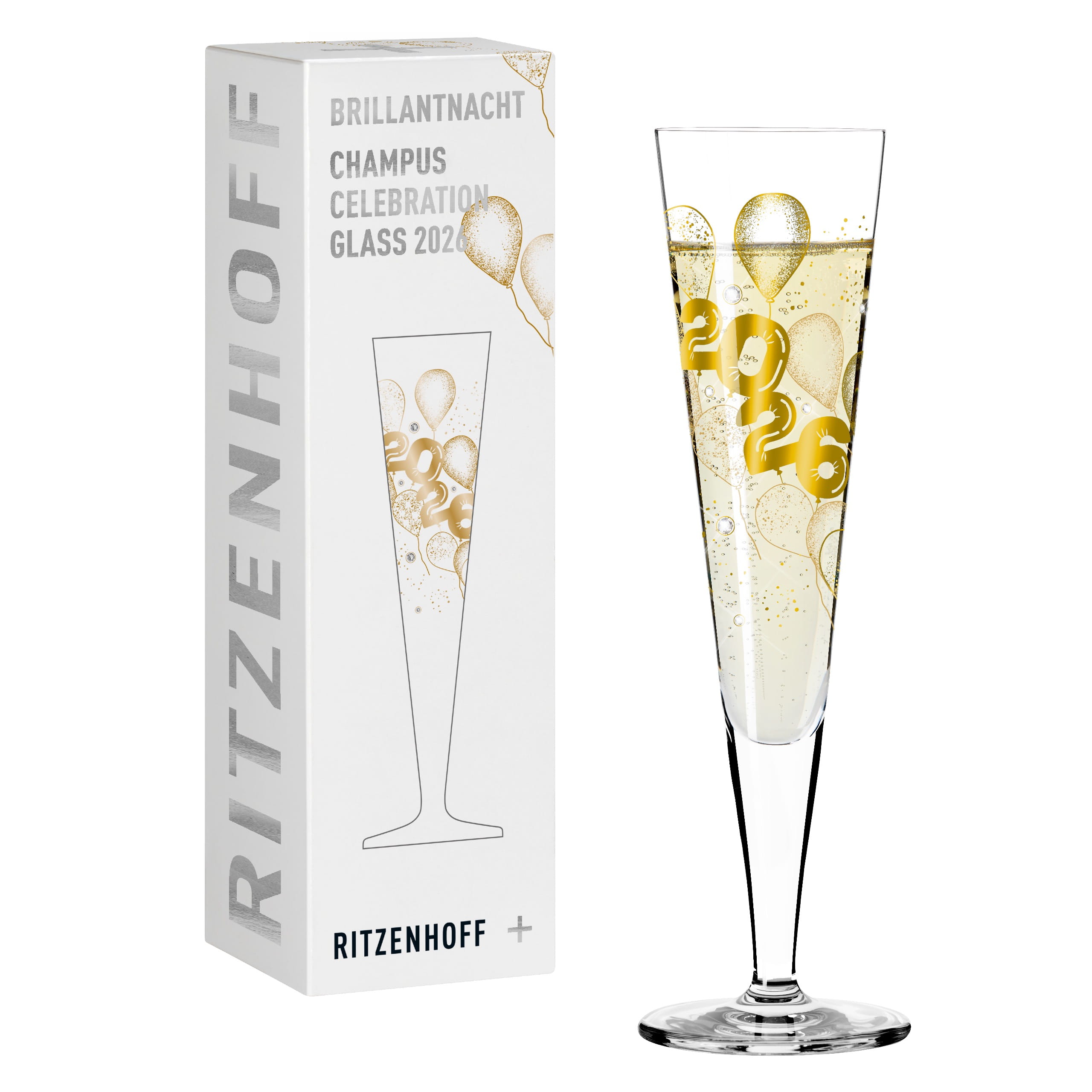 BRILLANTNACHT VERRE À CHAMPAGNE 2026 PAR RITZENHOFF DESIGN TEAM BRILLANTNACHT VERRE À CHAMPAGNE 2026 PAR RITZENHOFF DESIGN TEAM