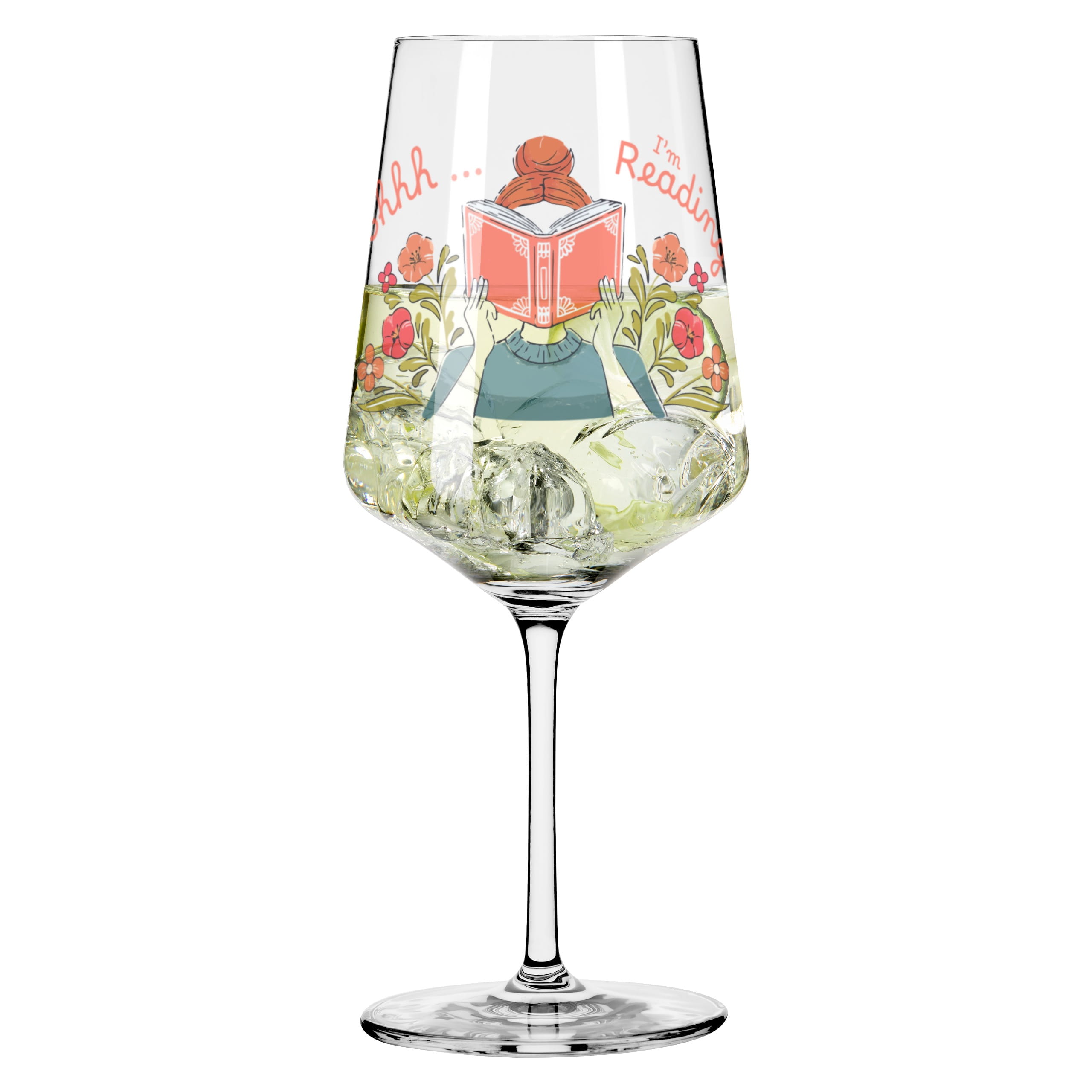 BOOKS COCKTAIL GLASS #4 BY MARÍA ANGÉLICA GUERRERO