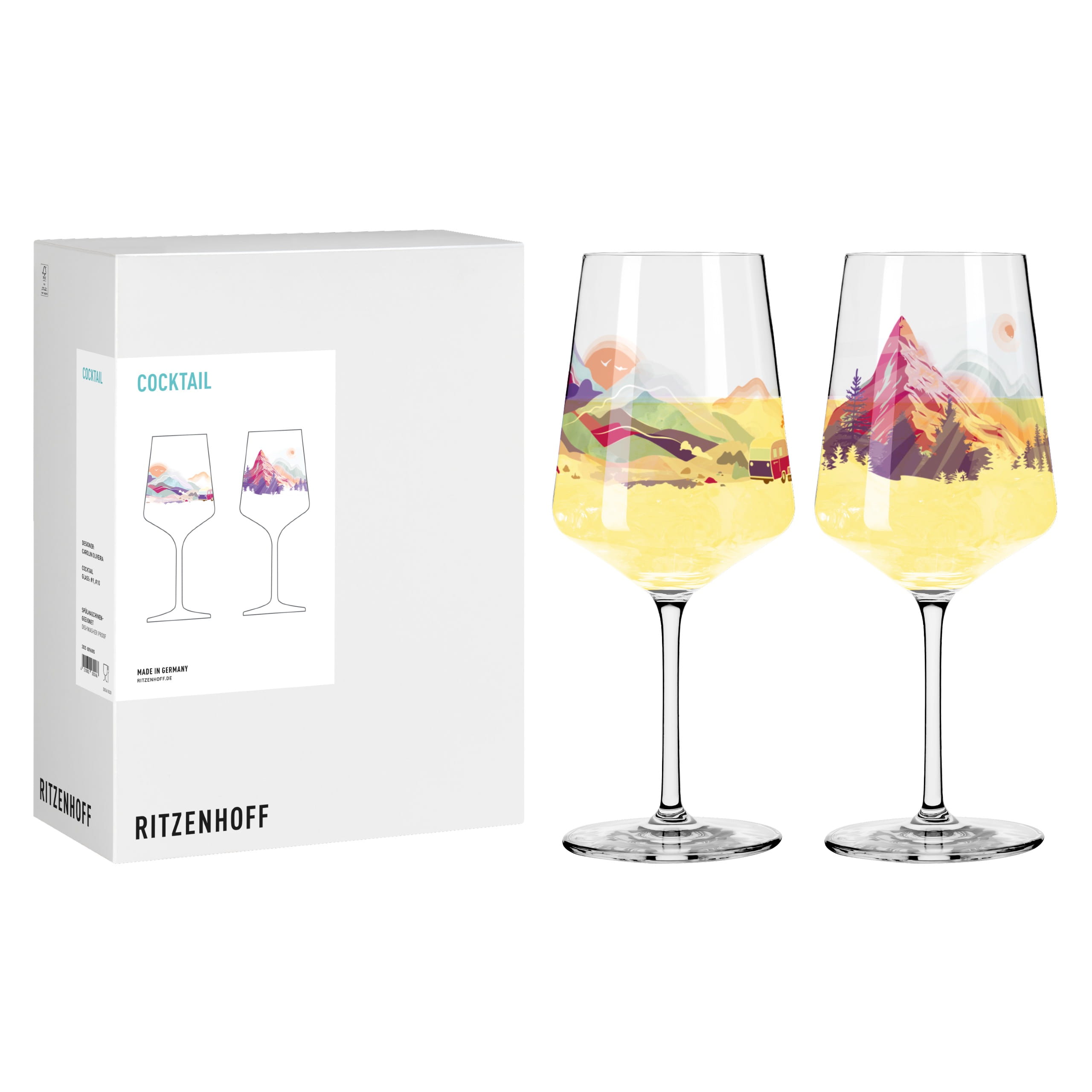 ENTDECKER COCKTAILGLAS #9 #10 VON CAROLIN OLIVEIRA