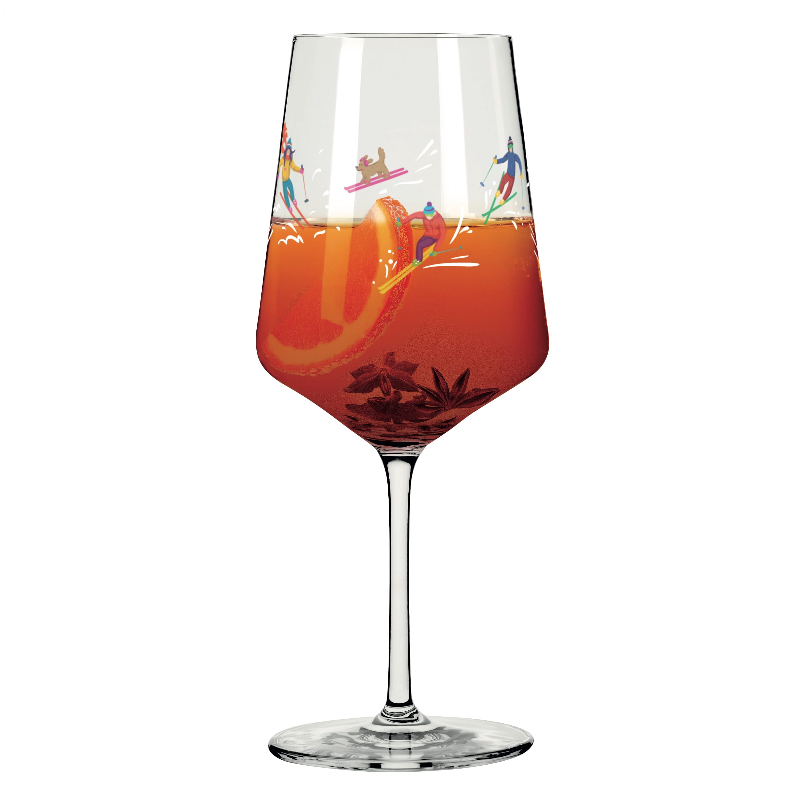 WEIHNACHTEN COCKTAILGLAS #4 VON V. ULASIANKOVA