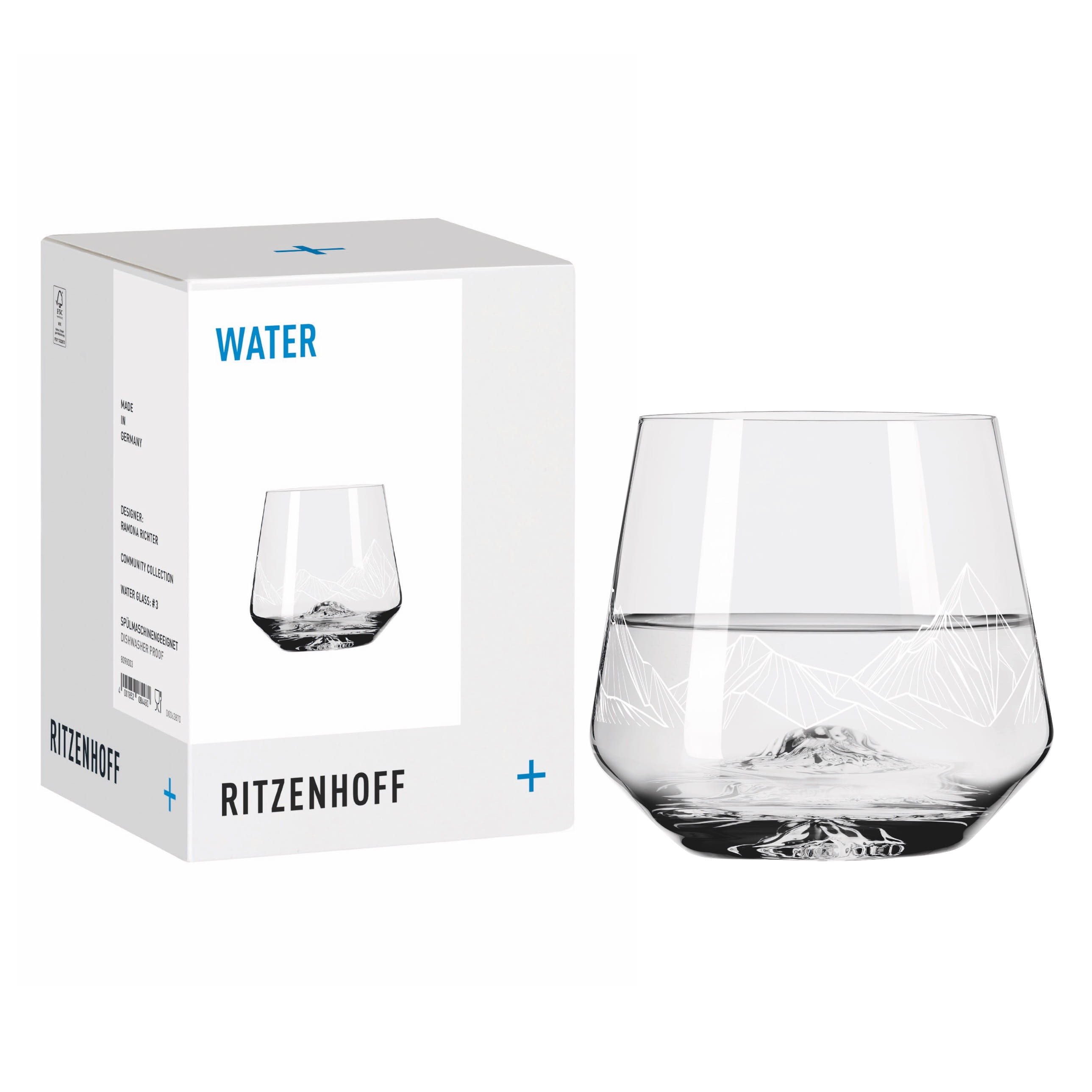 EXPLORATEUR VERRE À EAU #3 PAR RAMONA RICHTER