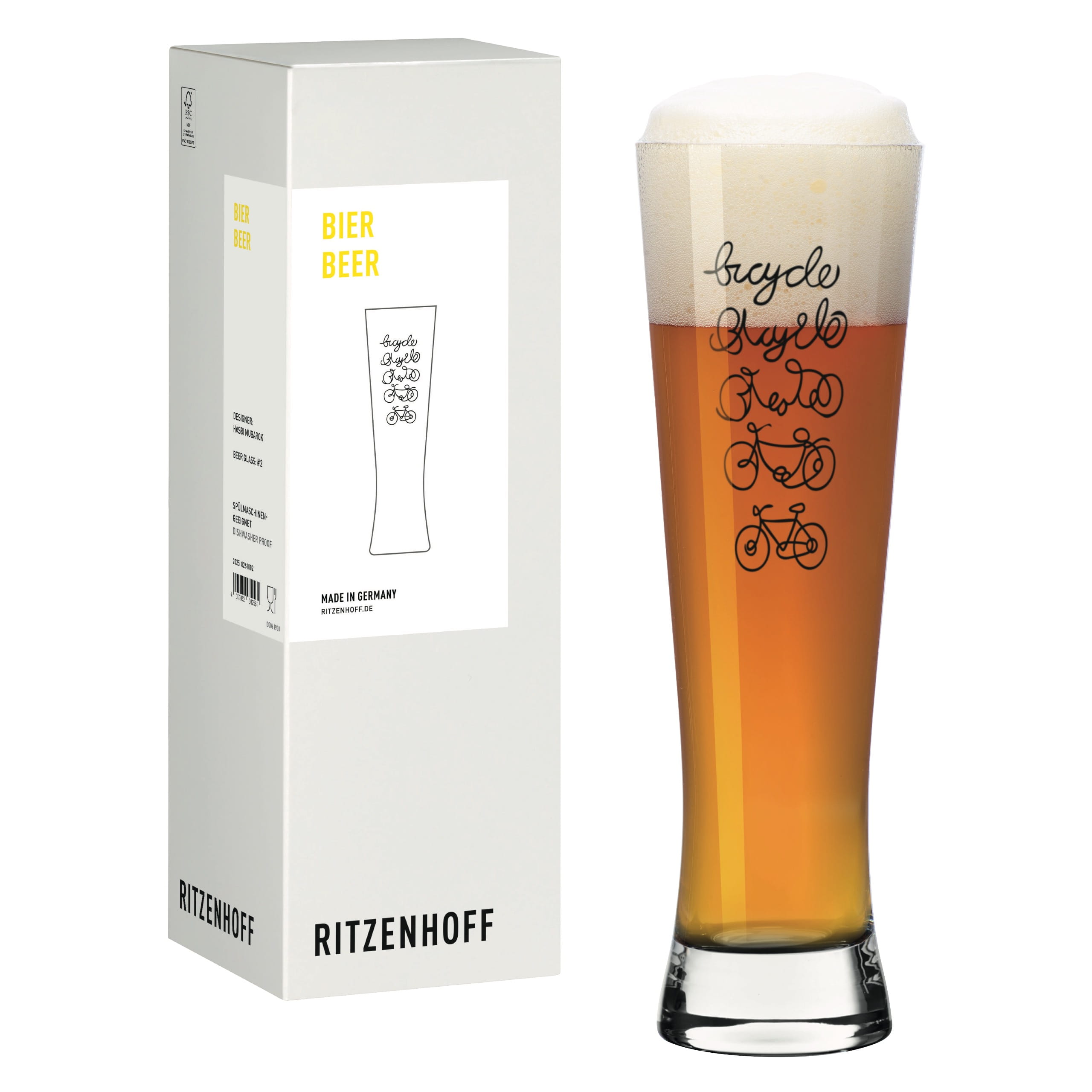 CYCLING BEER GLASS #2 BY HASBI MUBAROK
