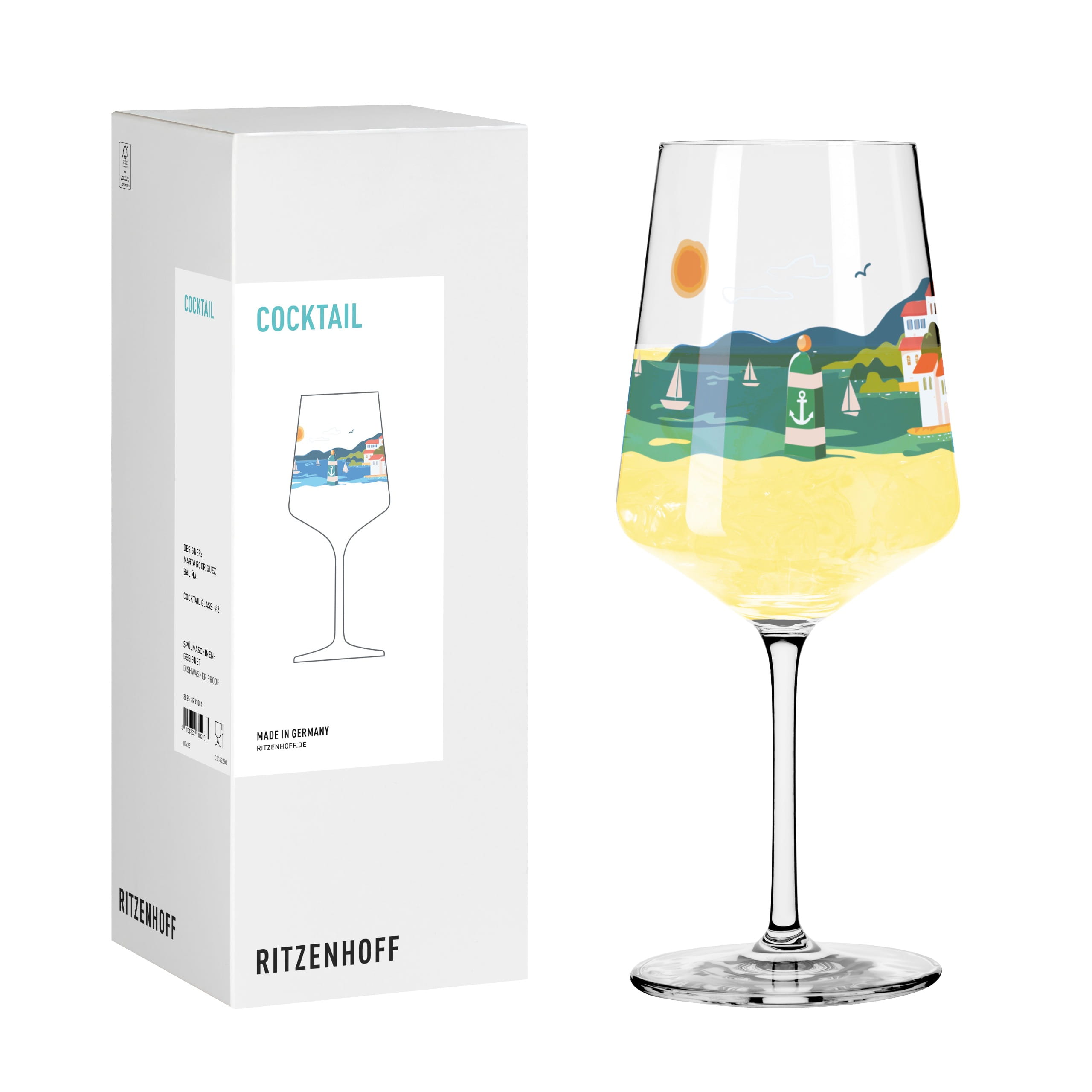EXPLORER COCKTAIL GLASS #2 BY MARTA RODRIGUEZ BALIÑA