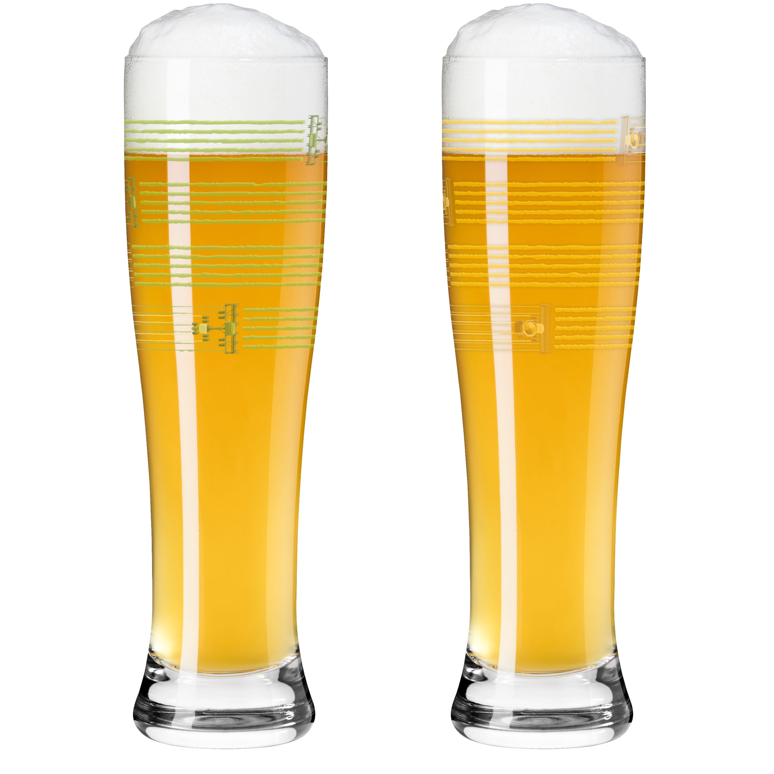 FARM WEIZENBIERGLAS #1 #2 VON NATALIE VÁSQUEZ HERRERA