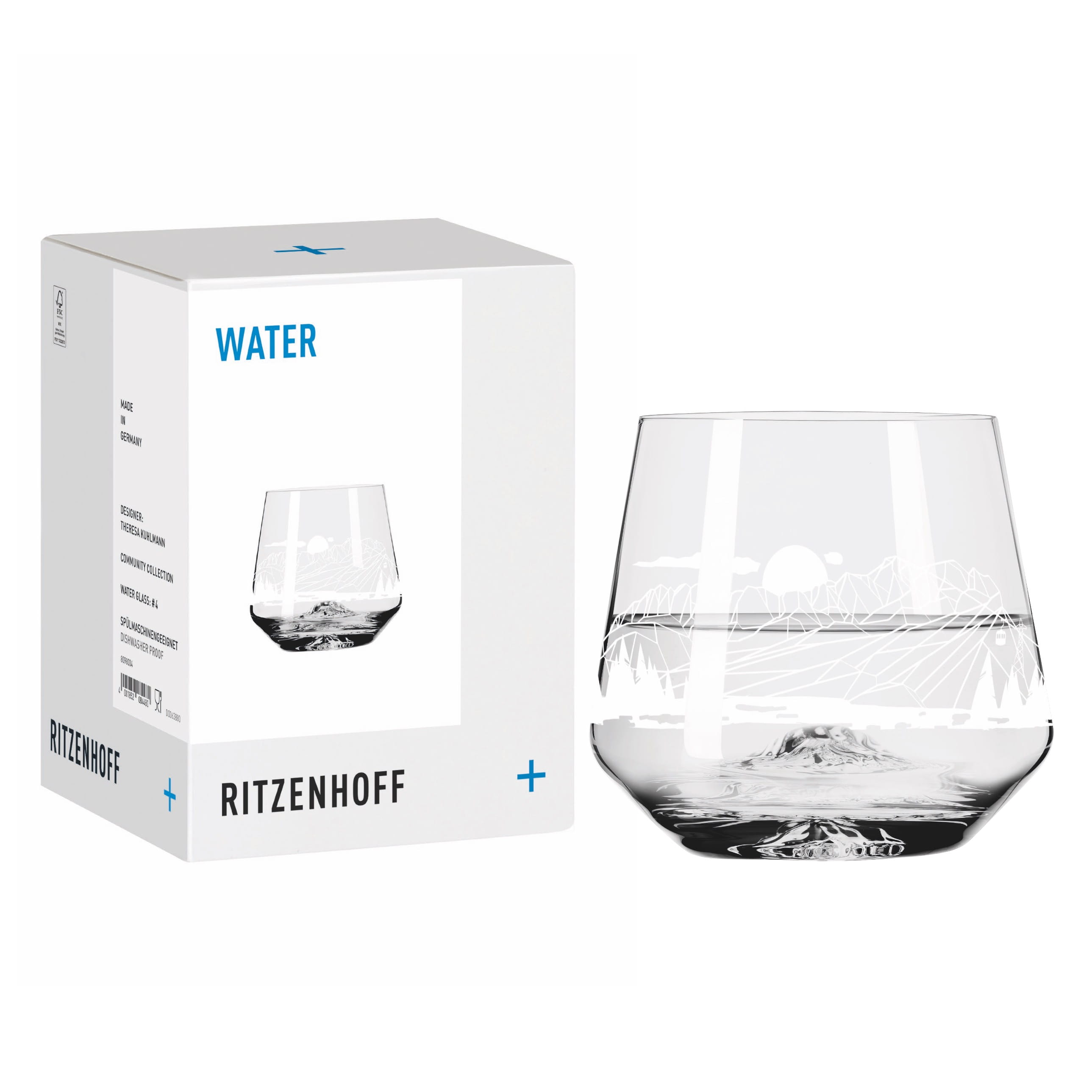 EXPLORATEUR VERRE À EAU #4 PAR THERESA KUHLMANN