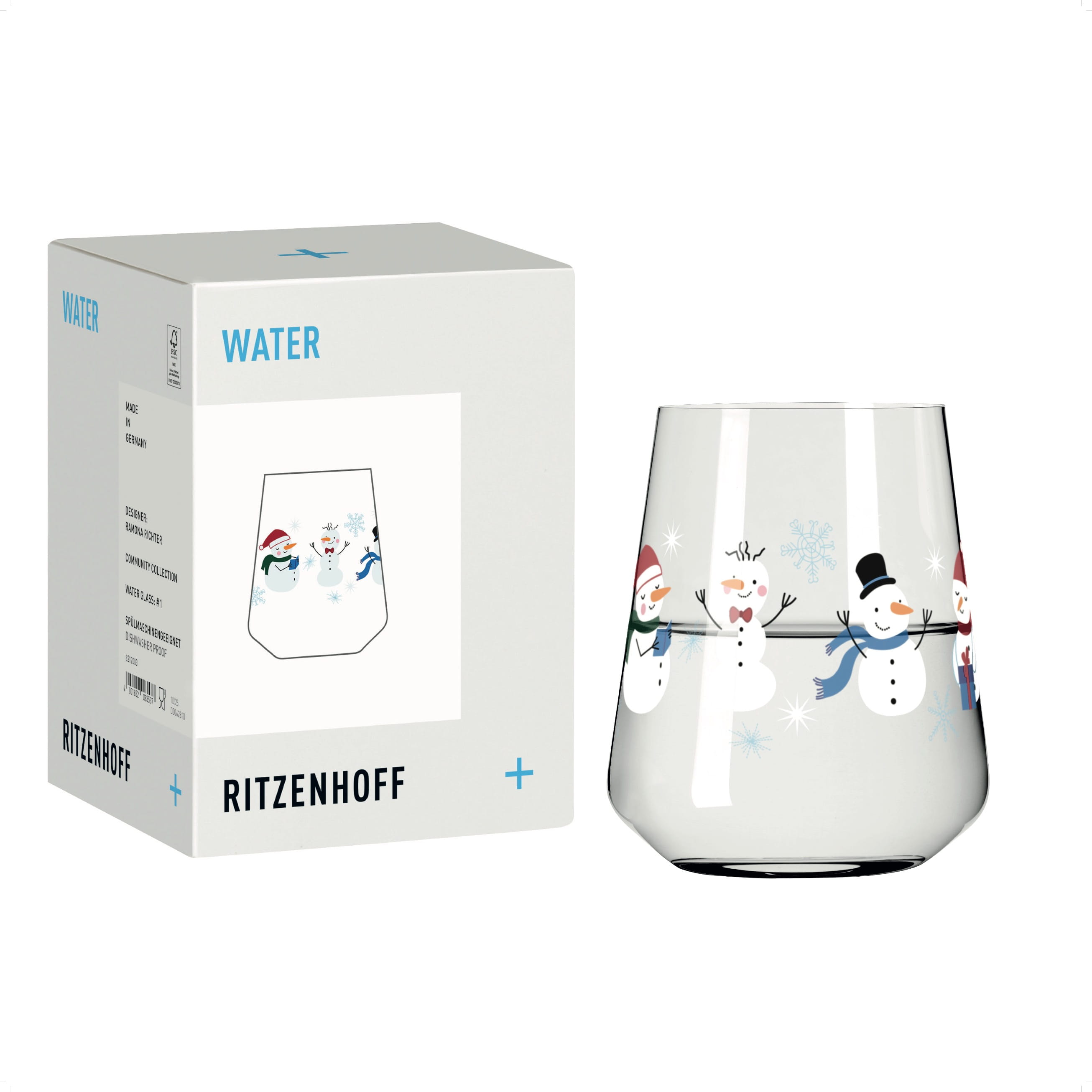 NOËL VERRE À EAU #1 DE RAMONA RICHTER