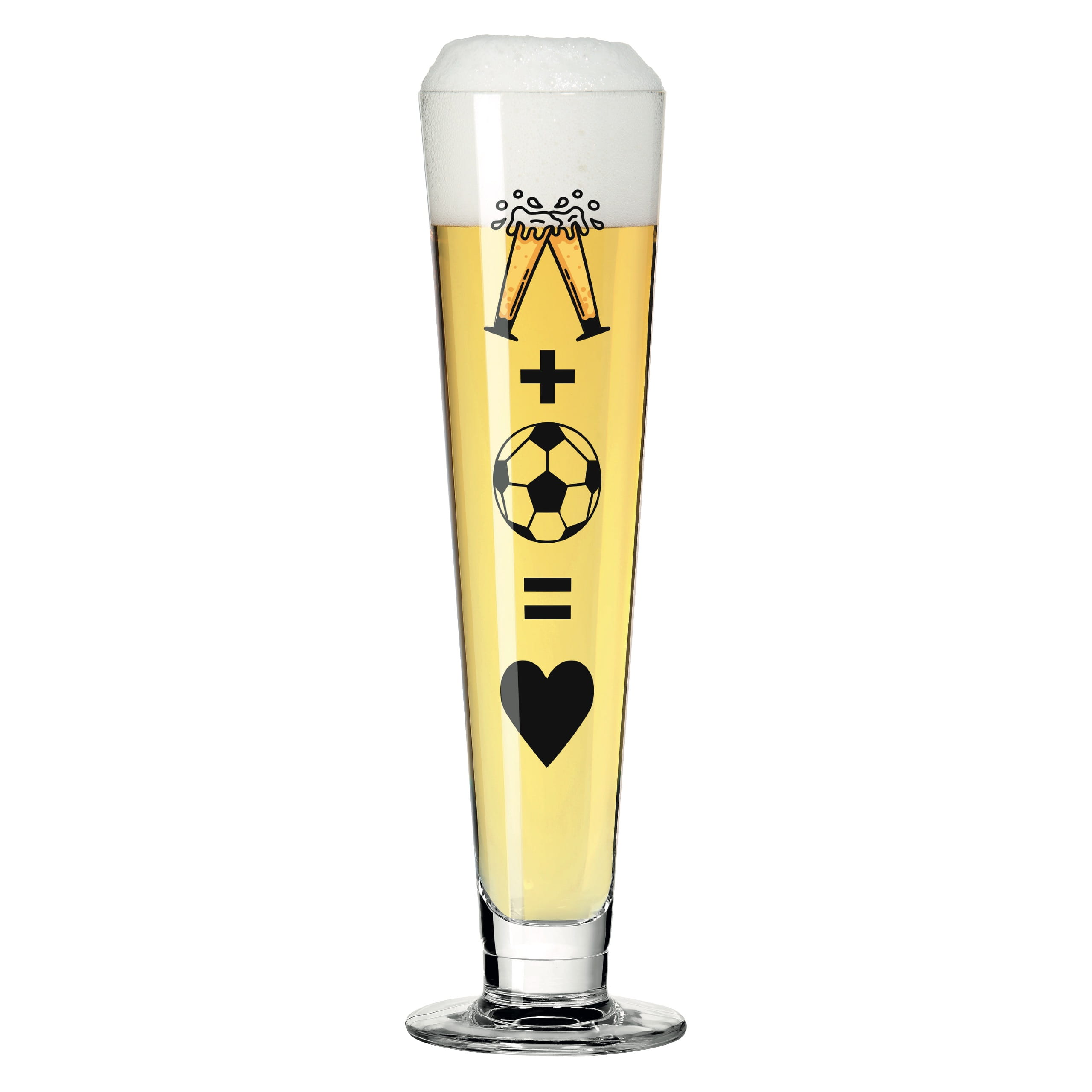 FUßBALL BIERGLAS #4 VON SOLELUNA