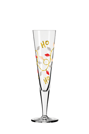 WEIHNACHTEN CHAMPAGNERGLAS #2 VON PATRICIA ROBERTSON