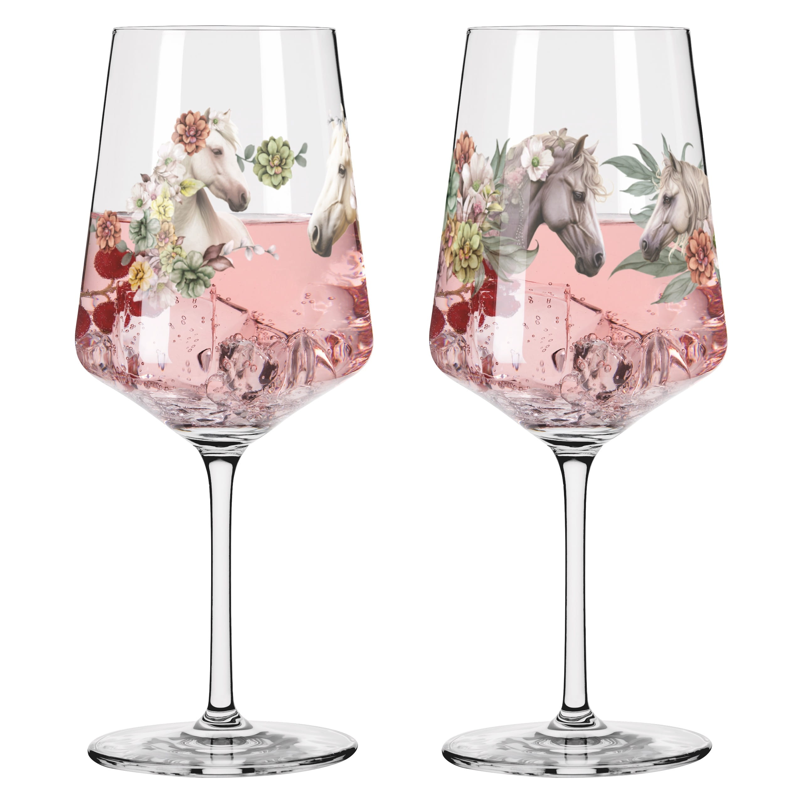 8084001 CHEVAUX COCKTAIL VERRE À VIN - SET #1 #2 PAR  
CAROLIN OLIVEIRA