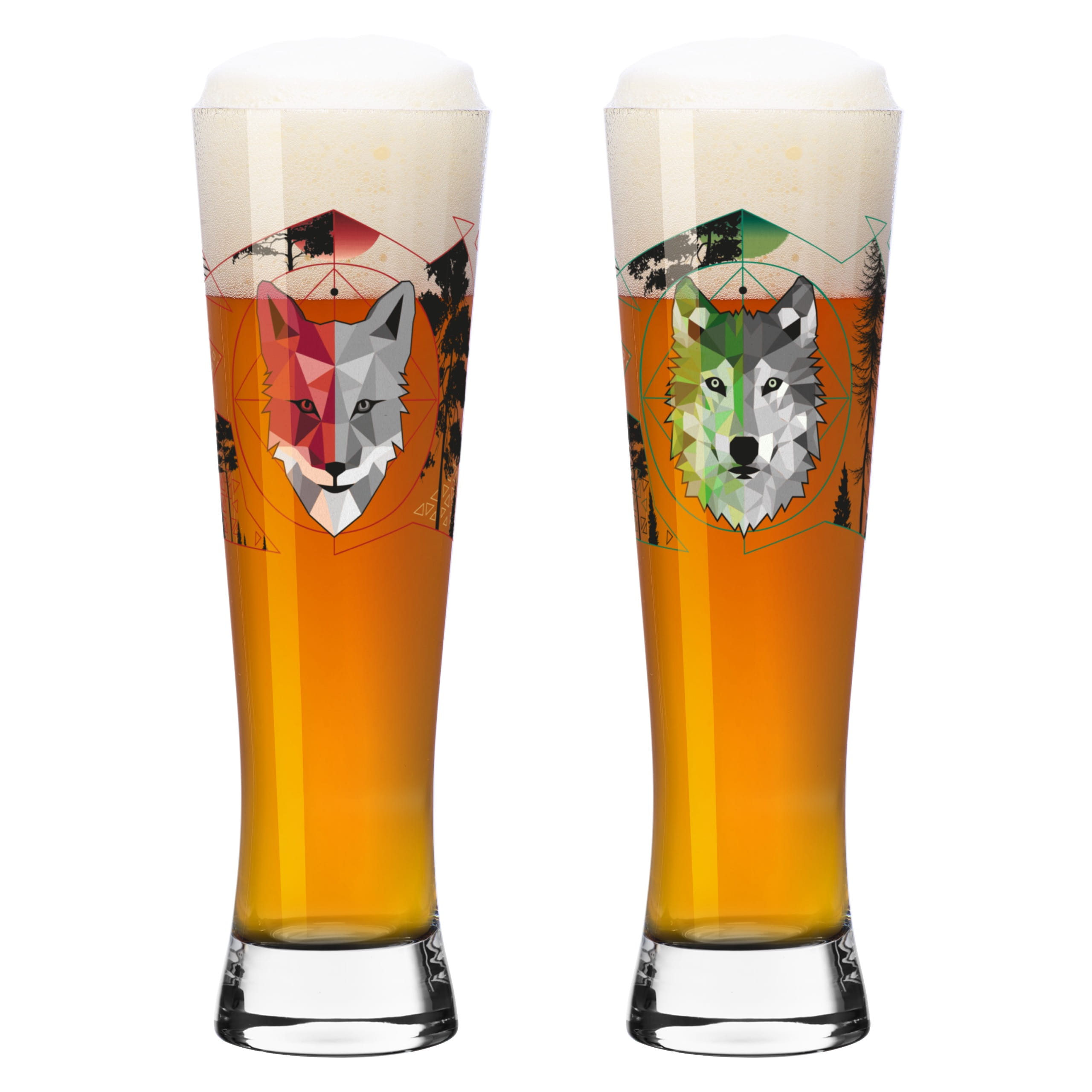 JÄGER & SAMMLER BIERGLAS-SET #1 #2 VON SONJA EIKLER