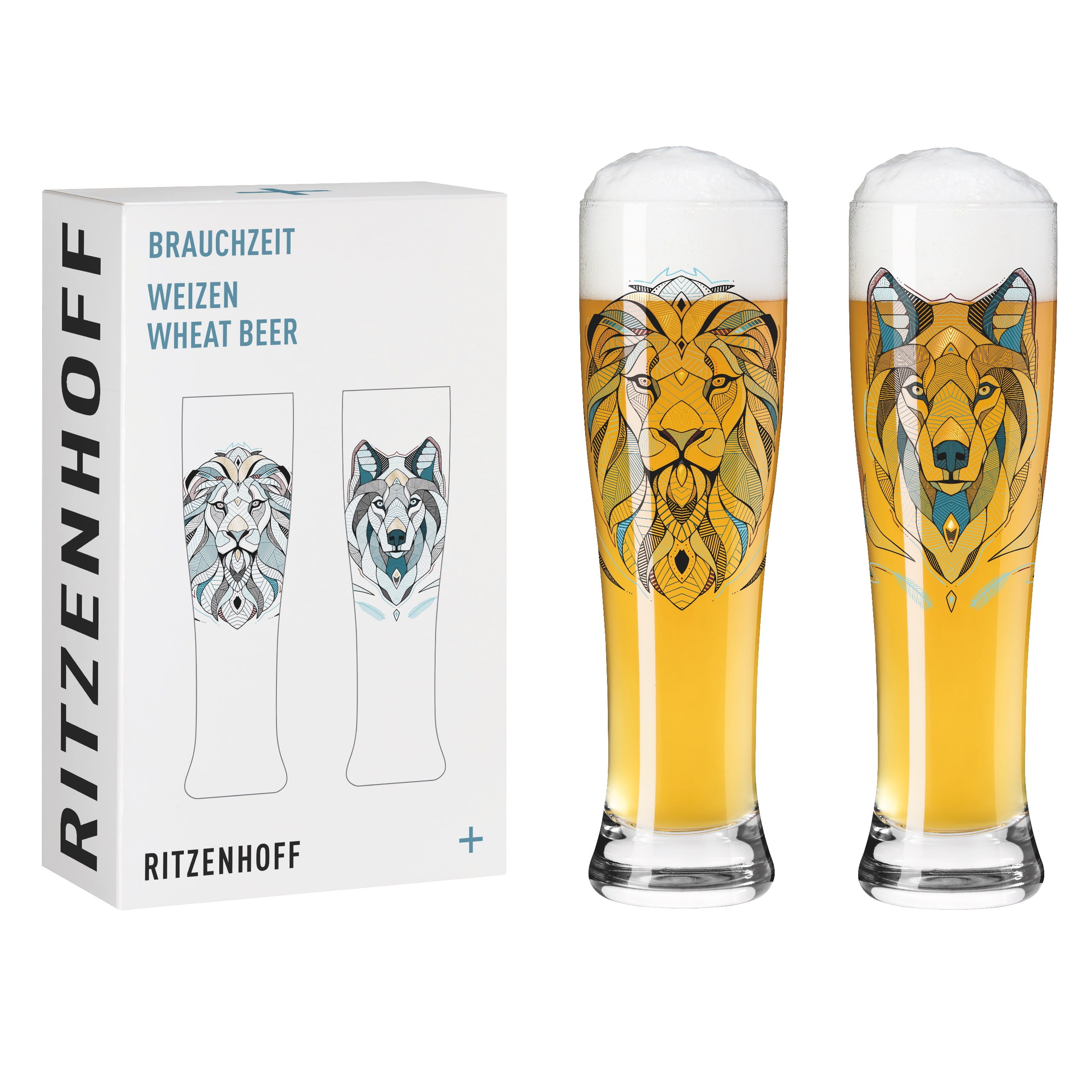 BRAUCHZEIT WEIZENBIERGLAS-SET F25 VON ANDREAS PREIS