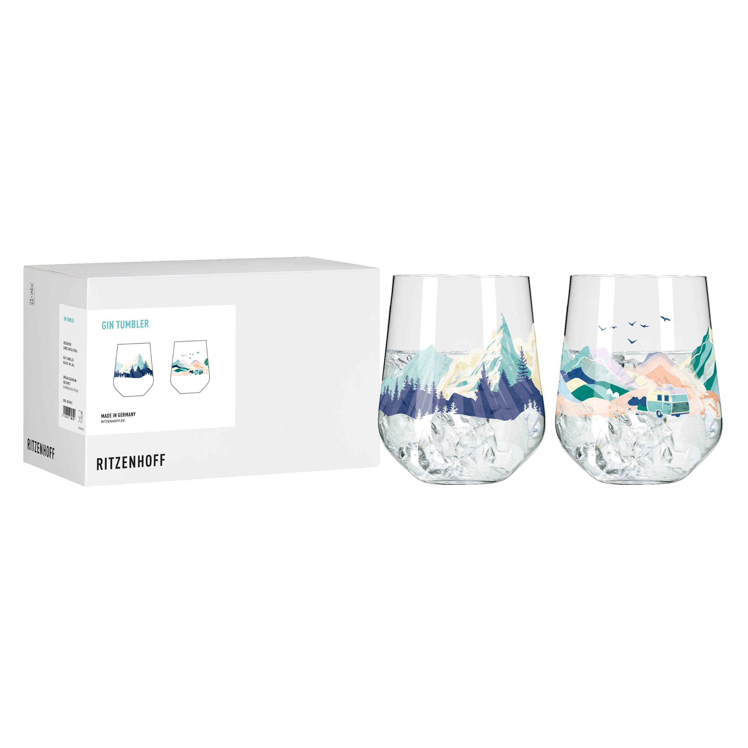 8094002 SET DE VERRES À GINGI #3 #4 DE CAROLIN OLIVEIRA