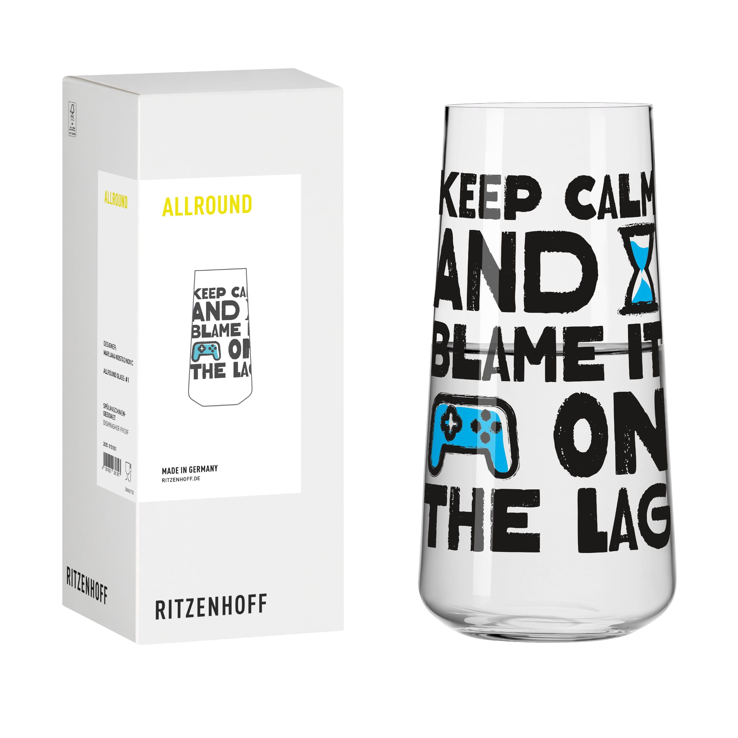 GAMERS UNIVERSAL GLASS #1 BY MARIJANA KOSTADINOVIC