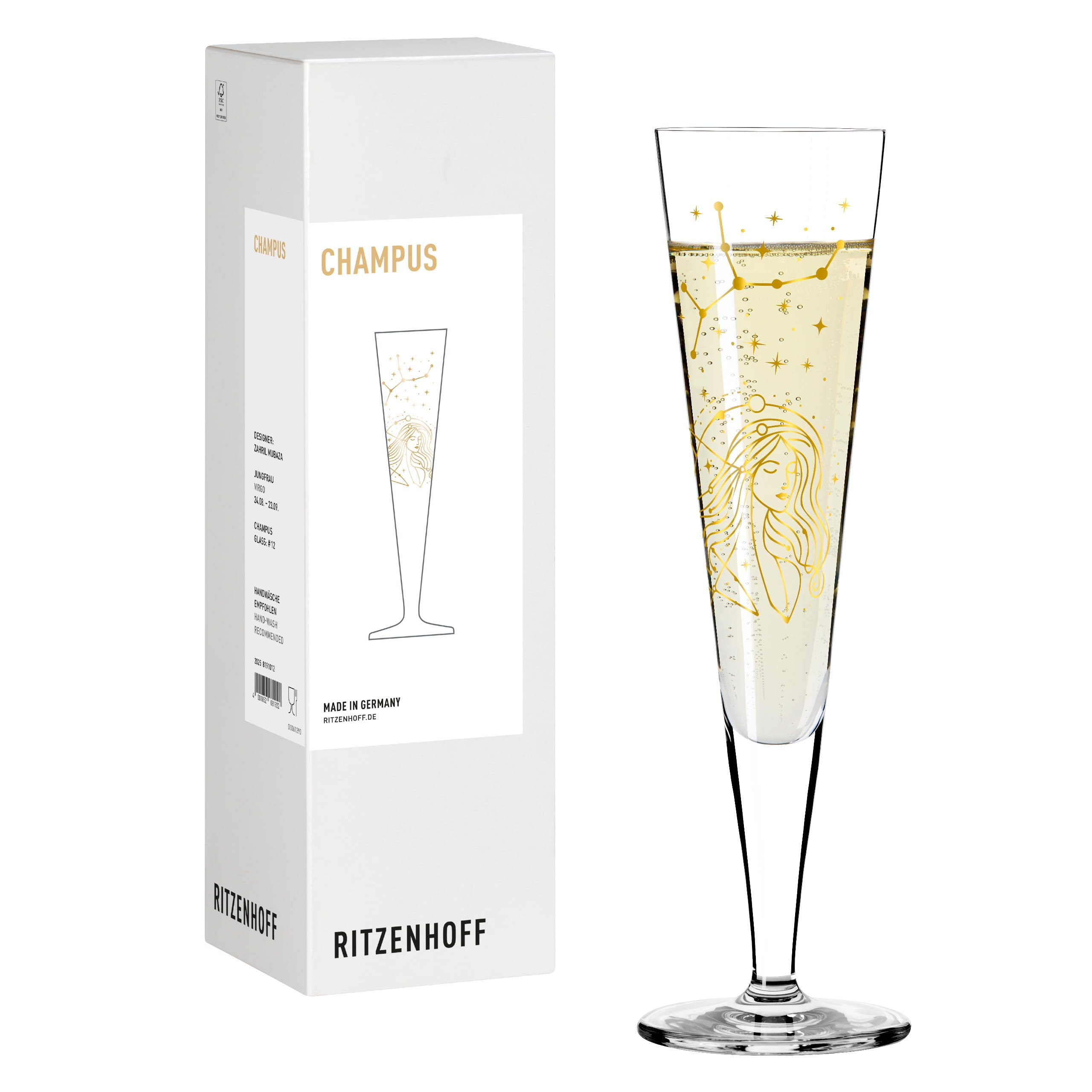 ASTRO CHAMPAGNERGLAS #12 VON ZAHRIL MUBAZA