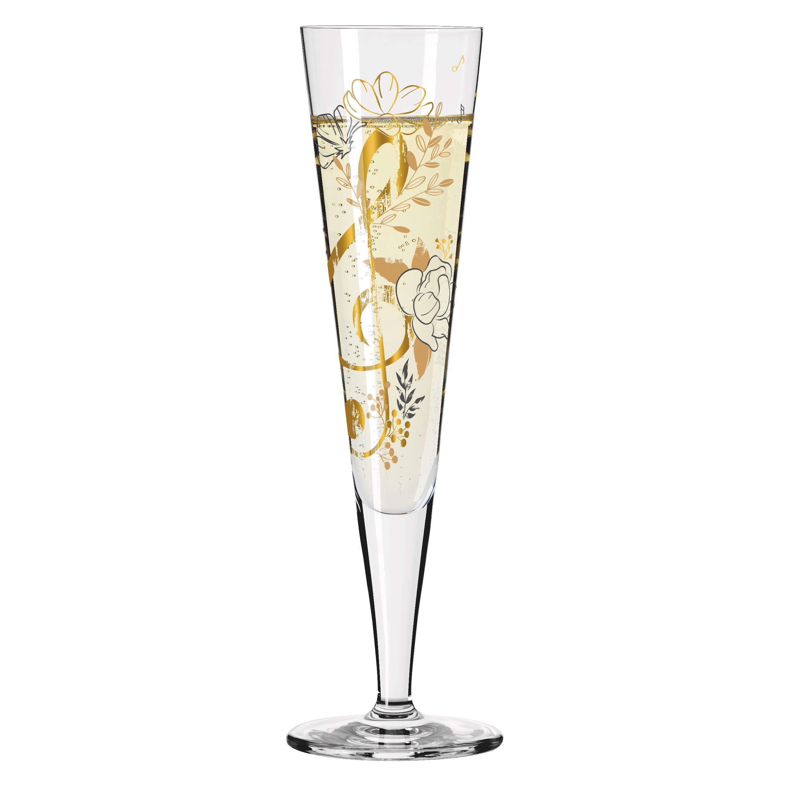 GOLDNACHT CHAMPAGNERGLAS F25 VON MELINA SPARSCHU