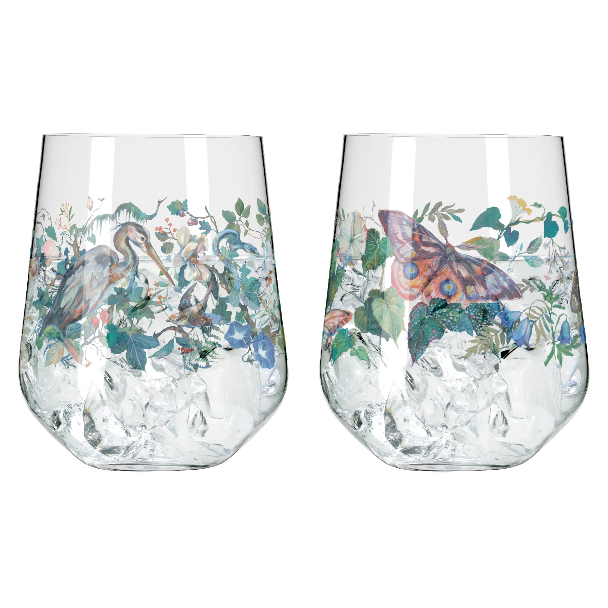 SCHATTENFAUNA GIN TUMBLER SET #7 #8 BY CLARA MCALLISTER SCHATTENFAUNA GIN TUMBLER SET #7 #8 BY CLARA MCALLISTER