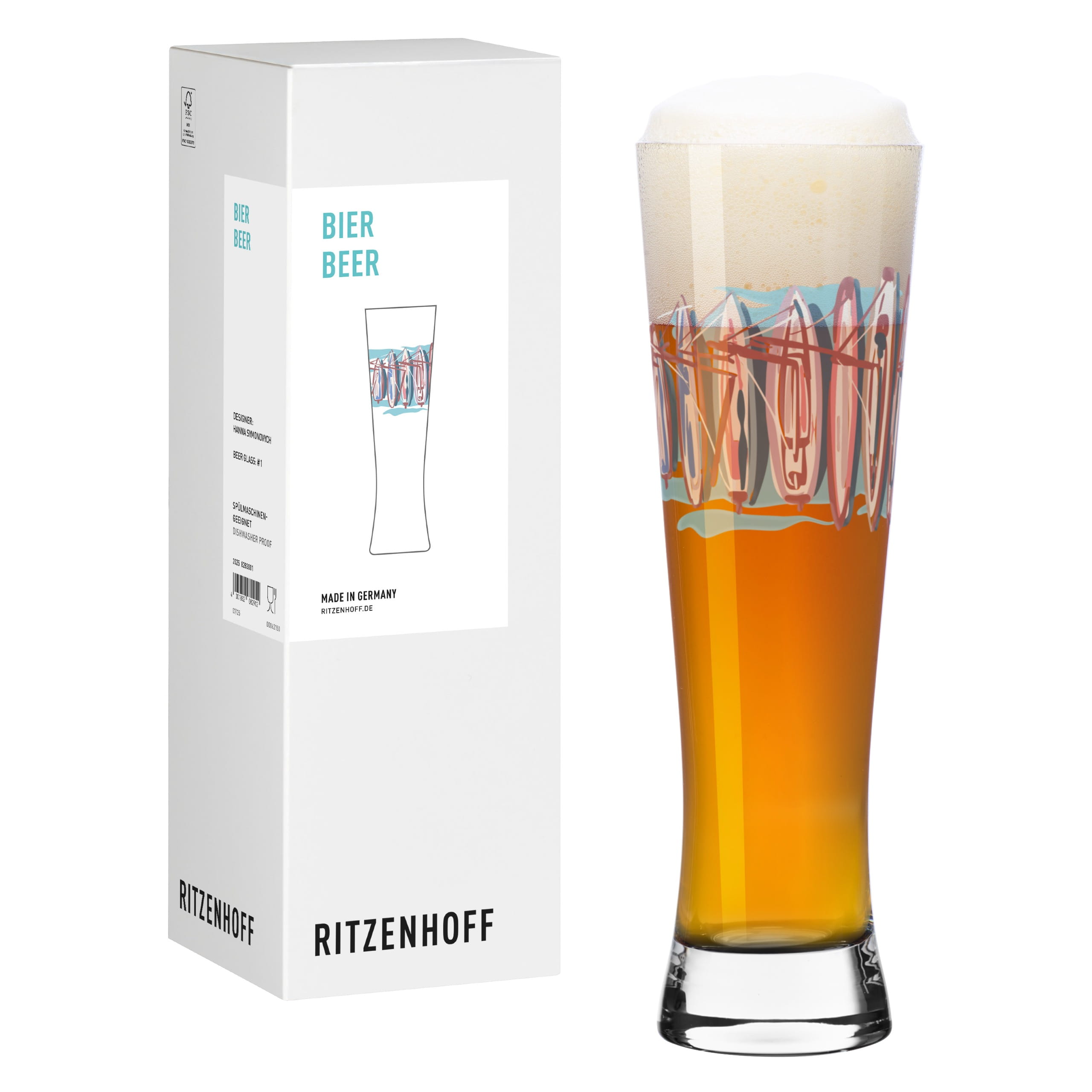 SEGELN BIERGLAS #1 VON HANNA SYMONOVYCH