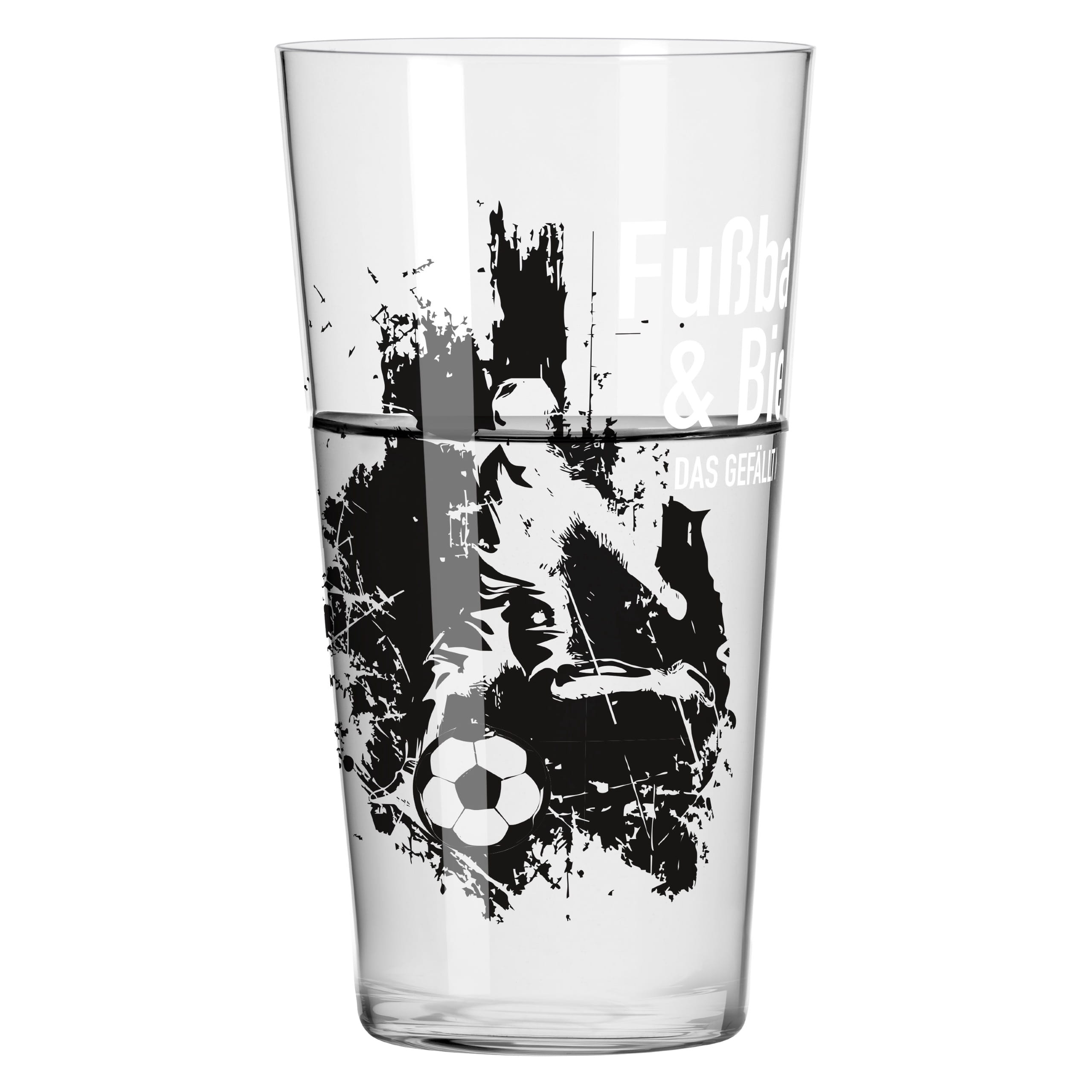 FOOTBALL BEER GLASS #1 BY RAMONA RICHTER