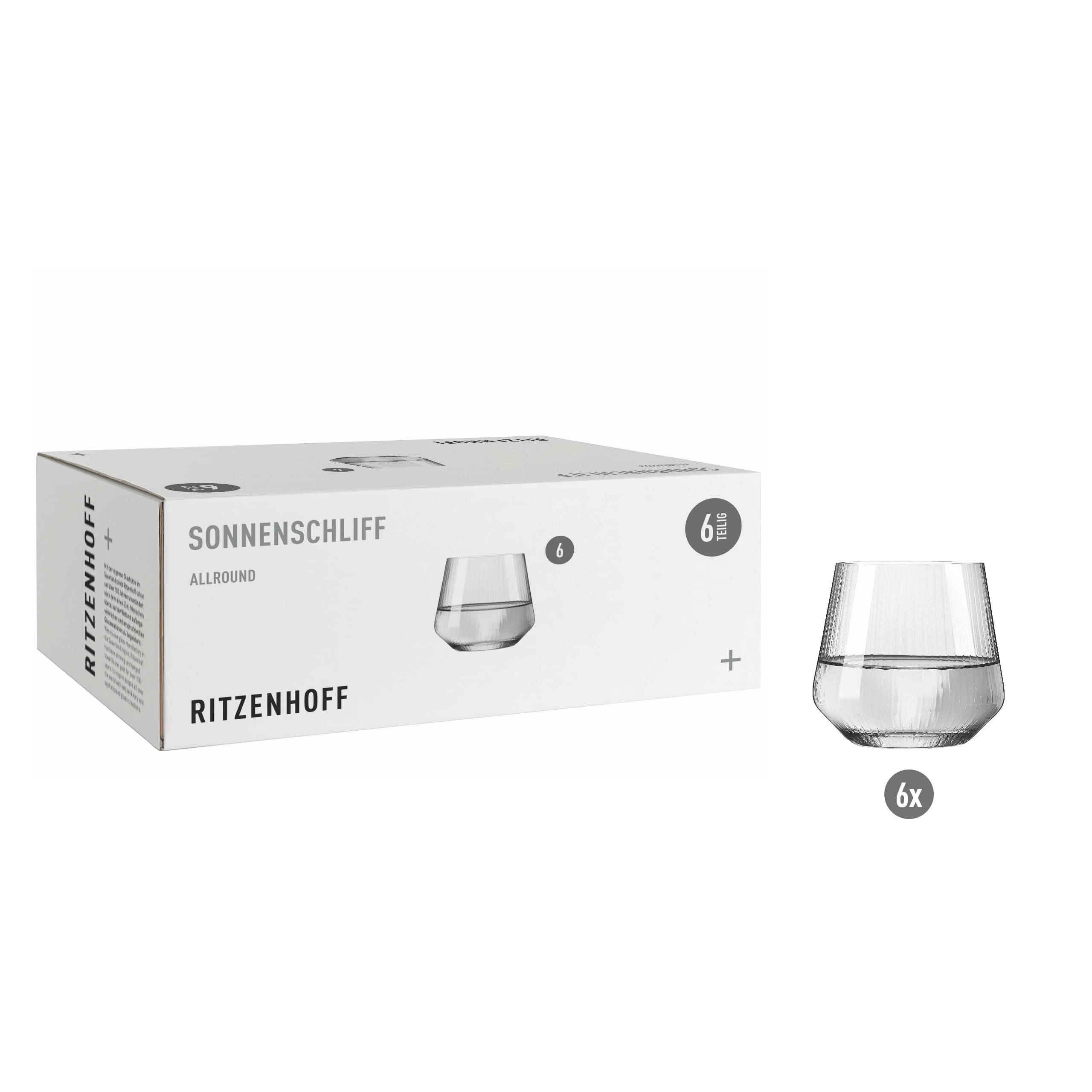 6281002 SONNENSCHLIFF ALL-ROUND GLASS SET H24 BY RITZENHOFF DESIGN TEAM