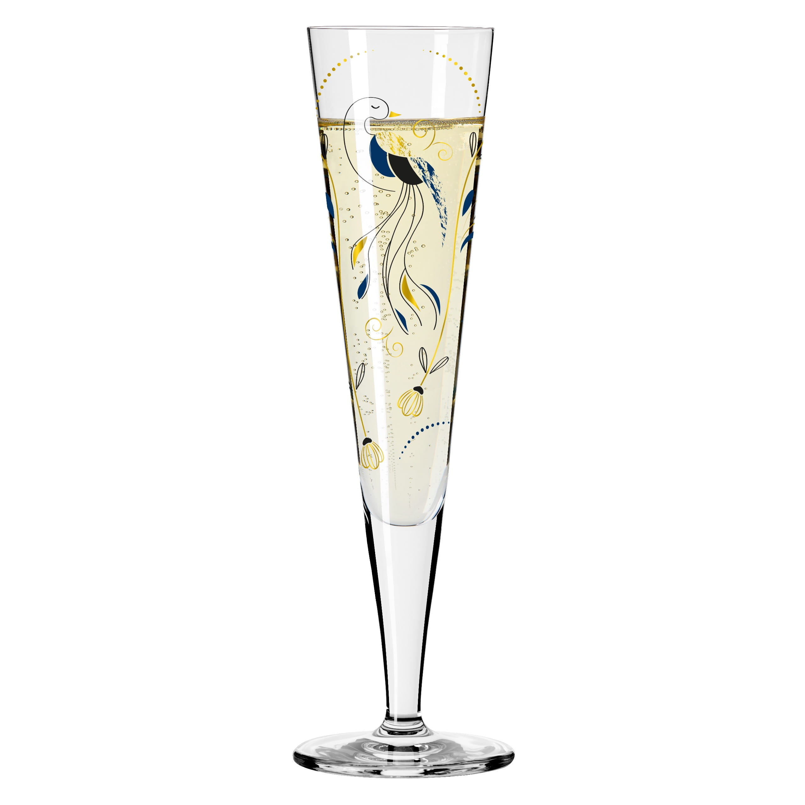 GOLDNACHT CHAMPAGNERGLAS #43 VON CHRISTINE KORDES