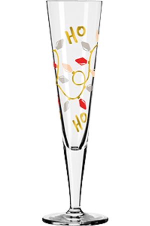 WEIHNACHTEN CHAMPAGNERGLAS #2 VON PATRICIA ROBERTSON