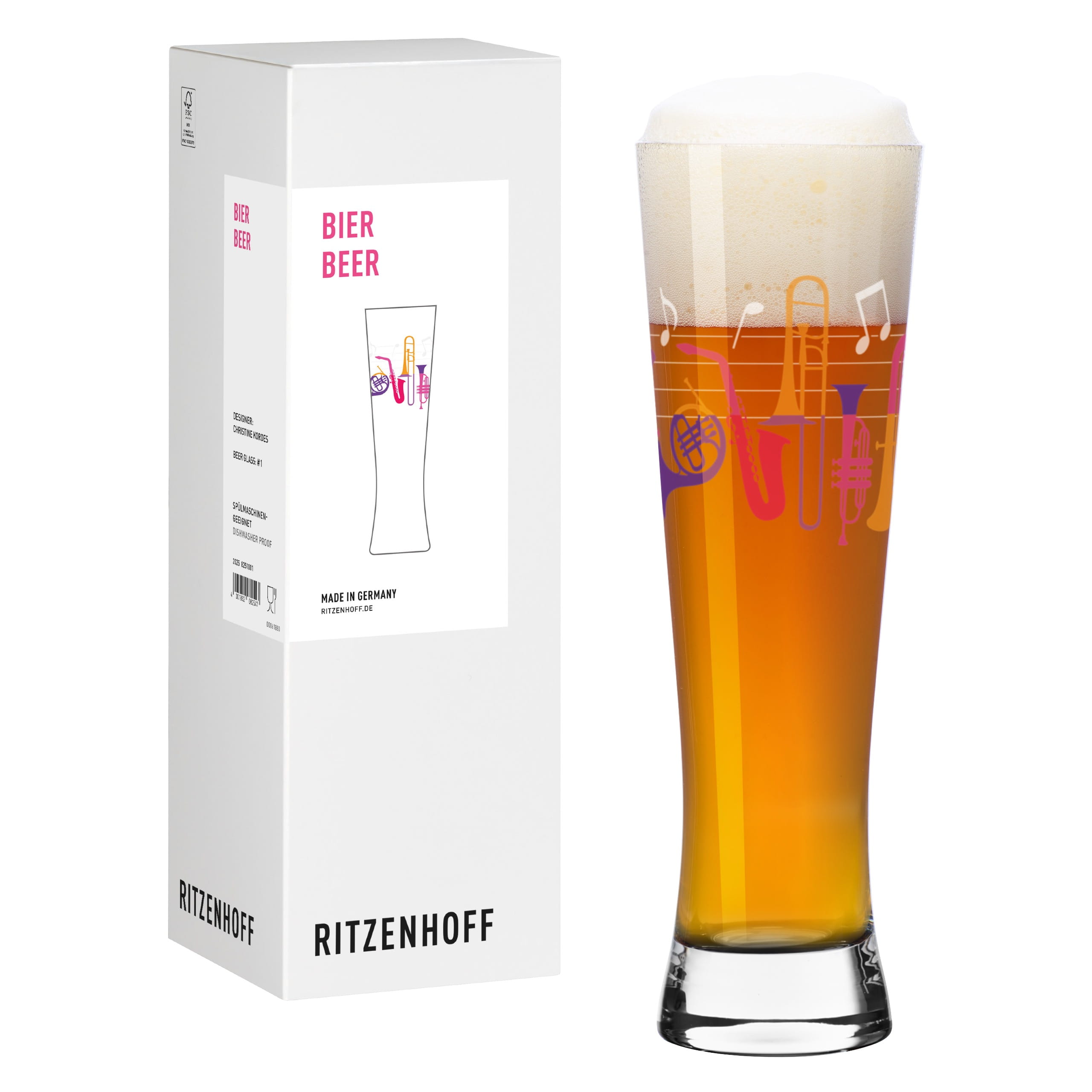 MUSIQUE VERRE À BIÈRE #1 PAR CHRISTINE KORDES MUSIQUE VERRE À BIÈRE #1 PAR CHRISTINE KORDES