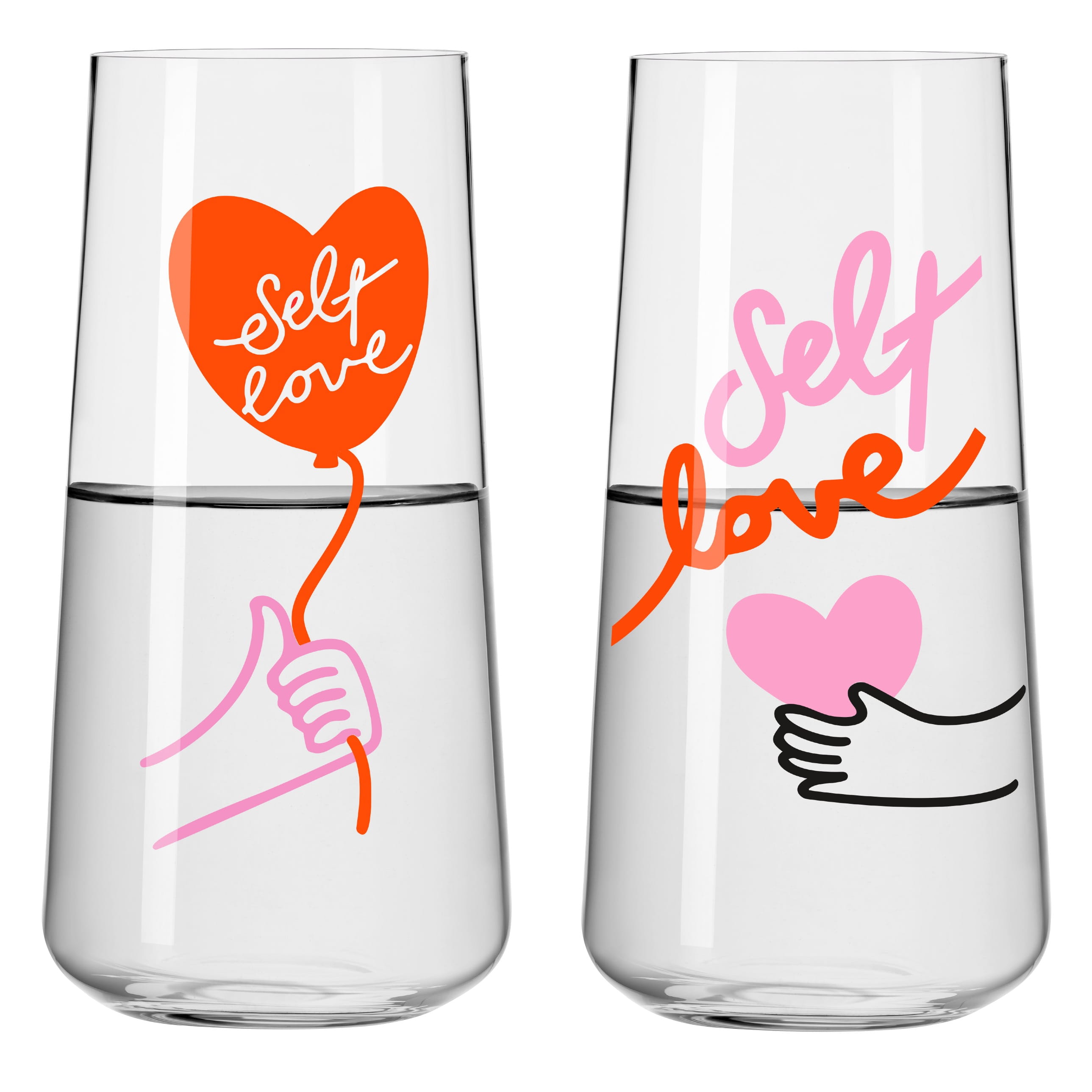FEEL GOOD UNIVERSAL GLASS SET #3 #4 BY MAJA MARTINOVIC