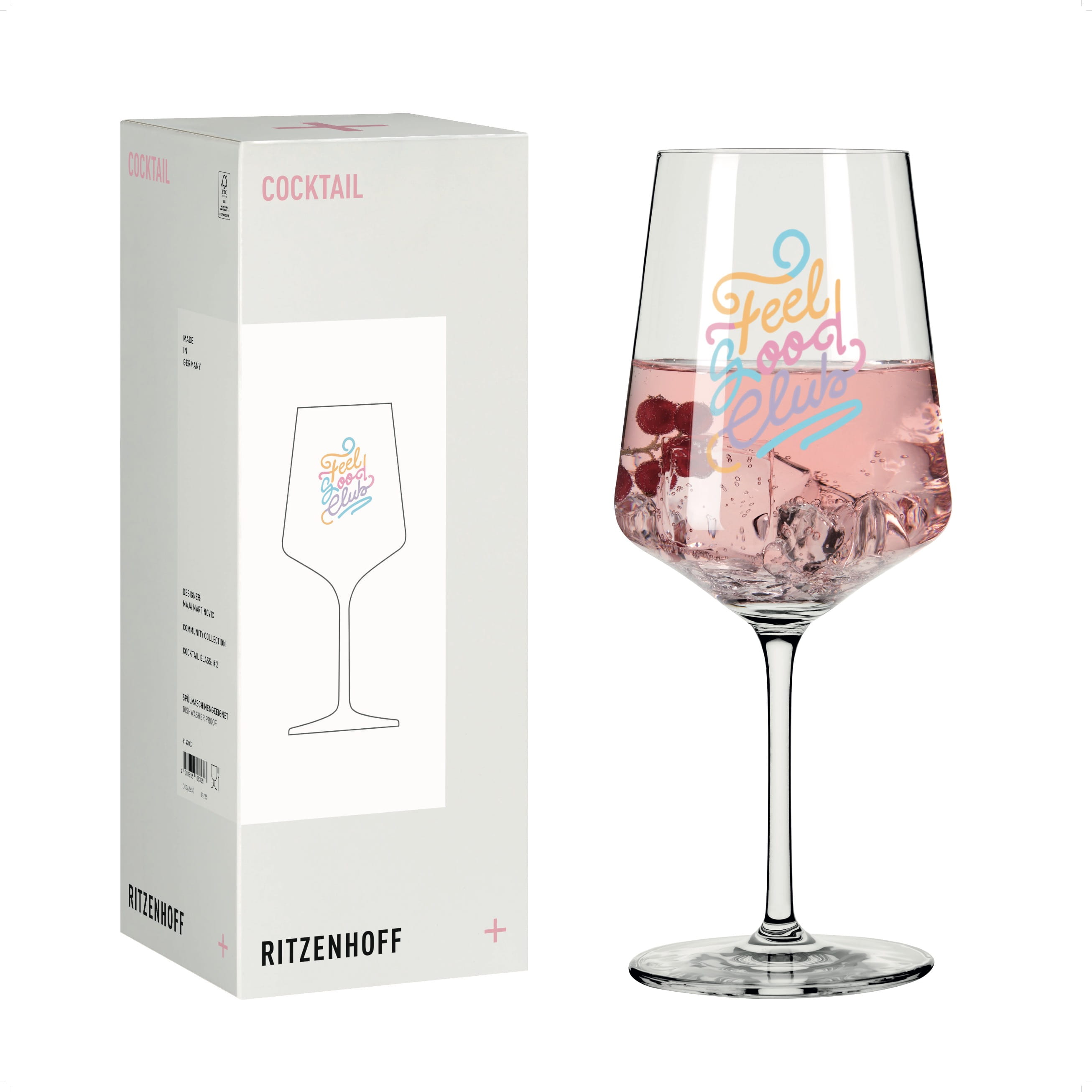 CITATIONS VERRE À COCKTAIL #2 PAR M. MARTINOVIC