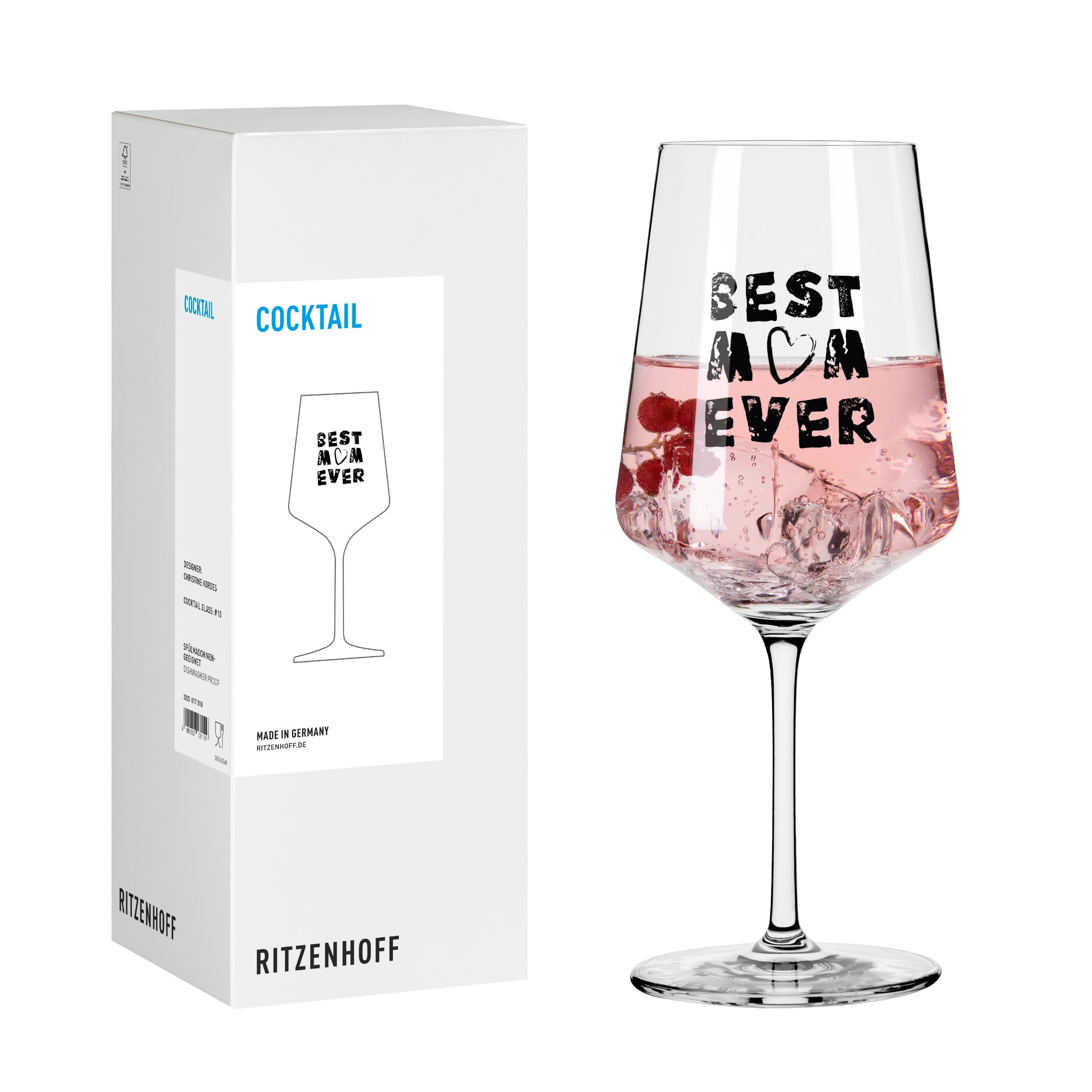 SAYINGS COCKTAIL GLASS F25 BY CHRISTINE KORDES SAYINGS COCKTAIL GLASS F25 BY CHRISTINE KORDES