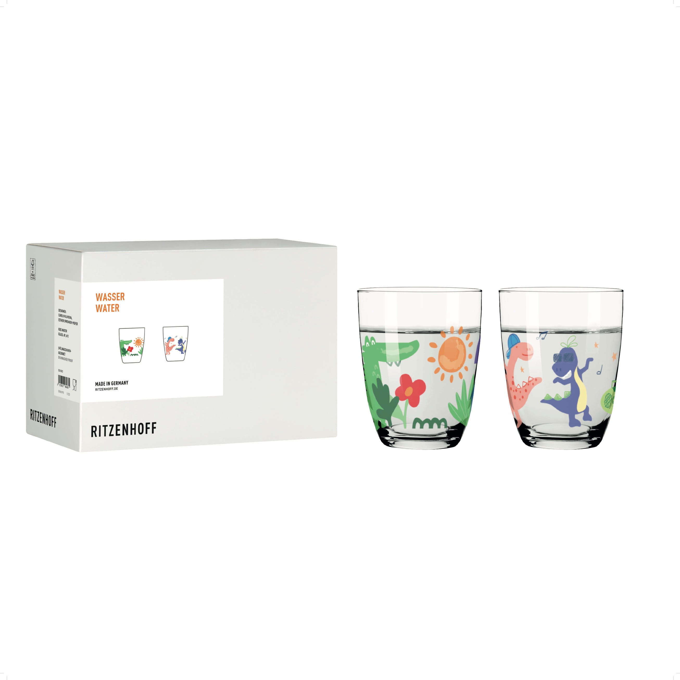 KIDS WASSERGLAS-SET #1#2 VON CAROLIN OLIVEIRA, ESTHER SPRENGER-PIEPER