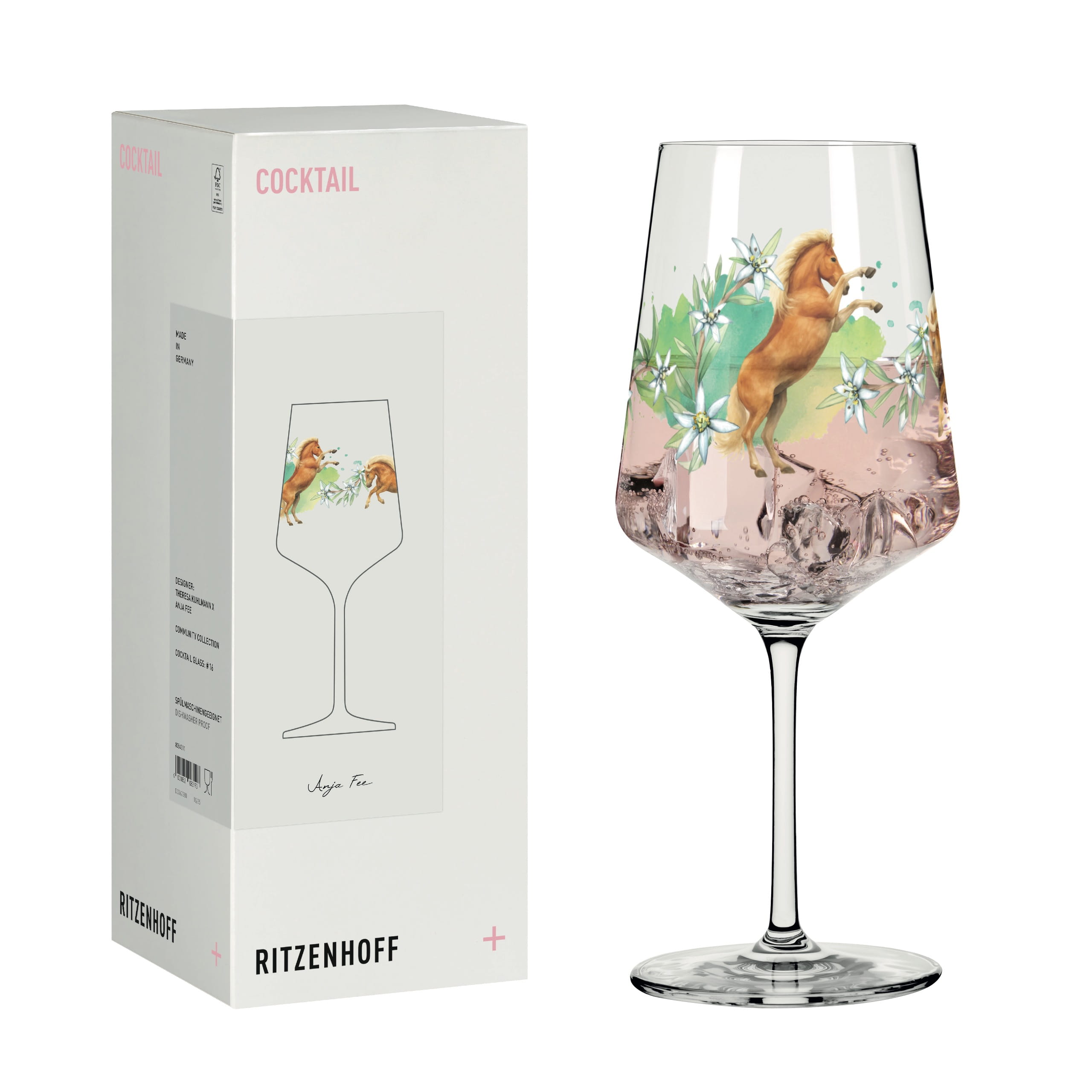 RITZENHOFF X ANJAFEE COCKTAILGLAS #16 VON THERESA KUHLMANN X ANJA FEE