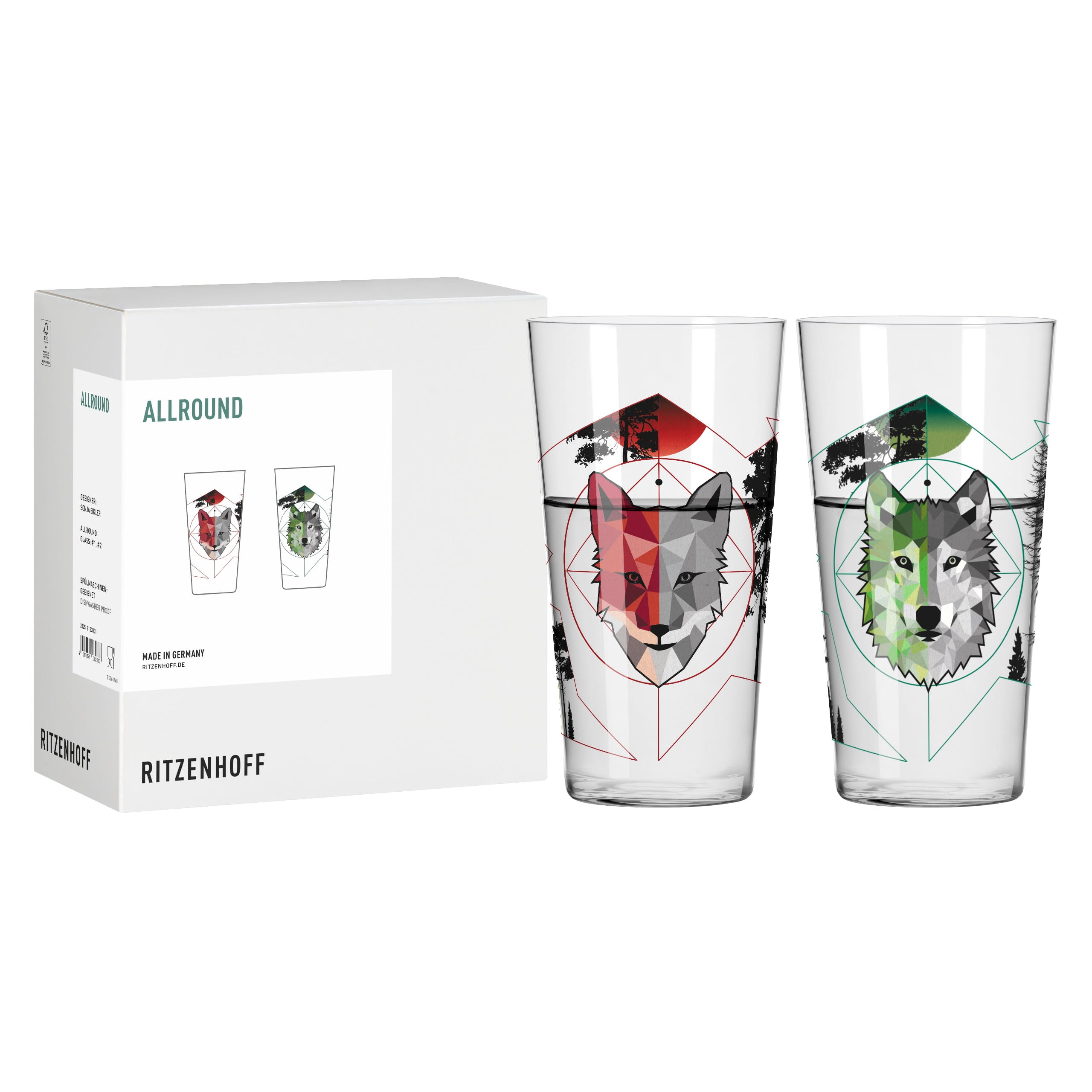 JÄGER & SAMMLER UNIVERSALGLAS-SET #1 #2 VON SONJA EIKLER