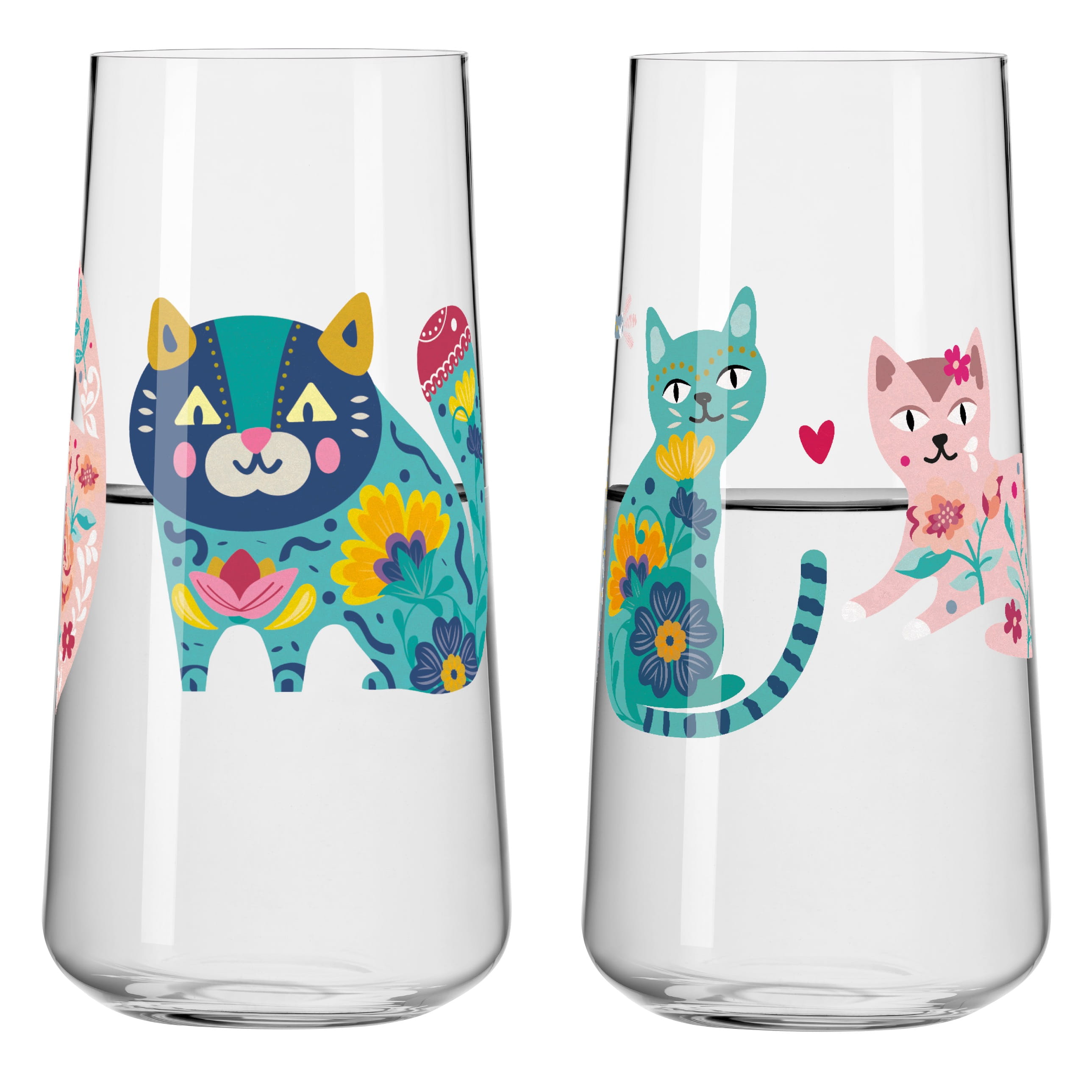 TIERISCH GLÜCKLICH UNIVERSALGLAS-SET #5 #6 VON CAROLIN OLIVEIRA