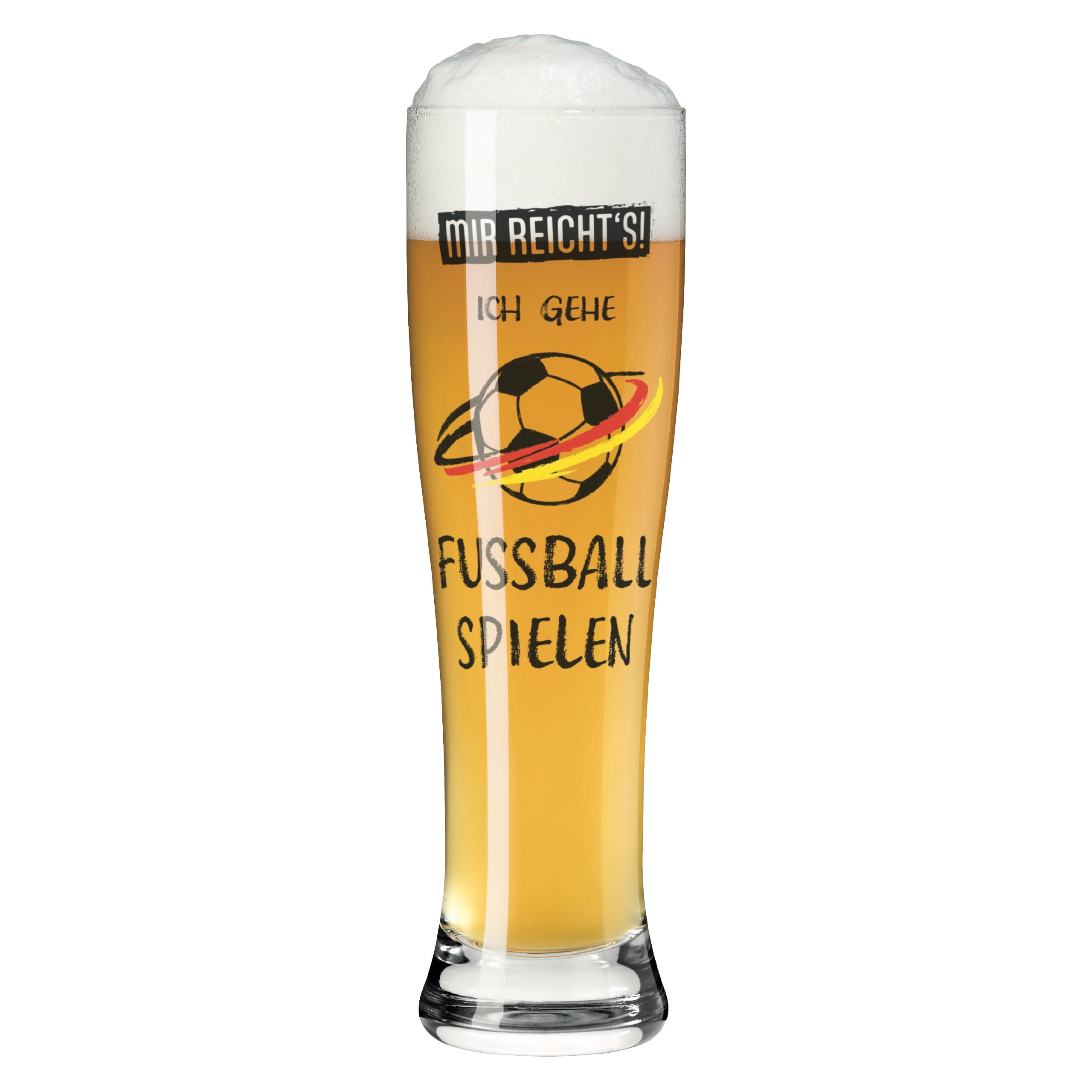 FUßBALL WEIZENBIERGLAS #2 VON ESHTER SPRENGER-PIEPER