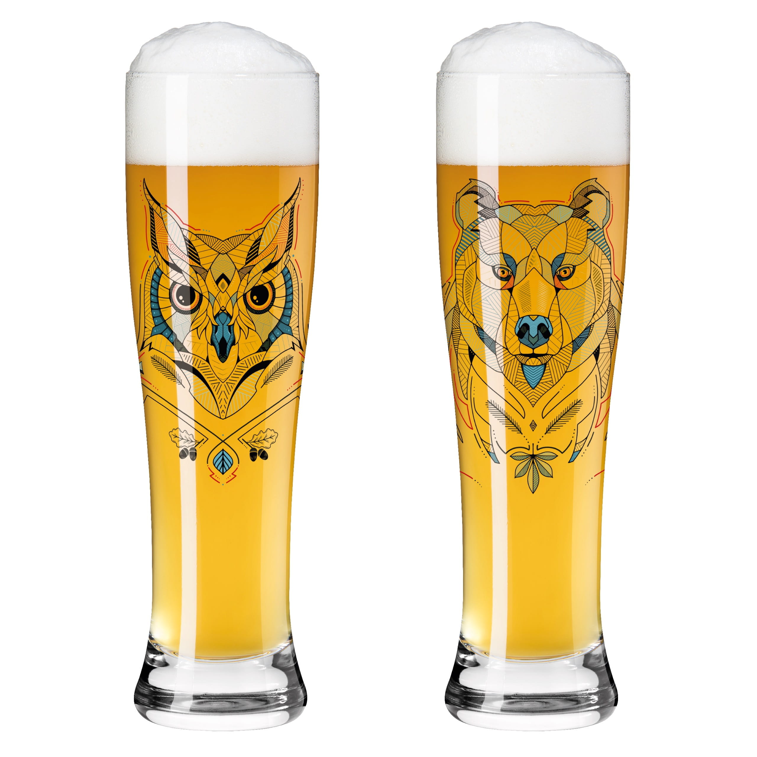 BRAUCHZEIT WEIZENBIERGLAS-SET #1, #2 VON ANDREAS PREIS