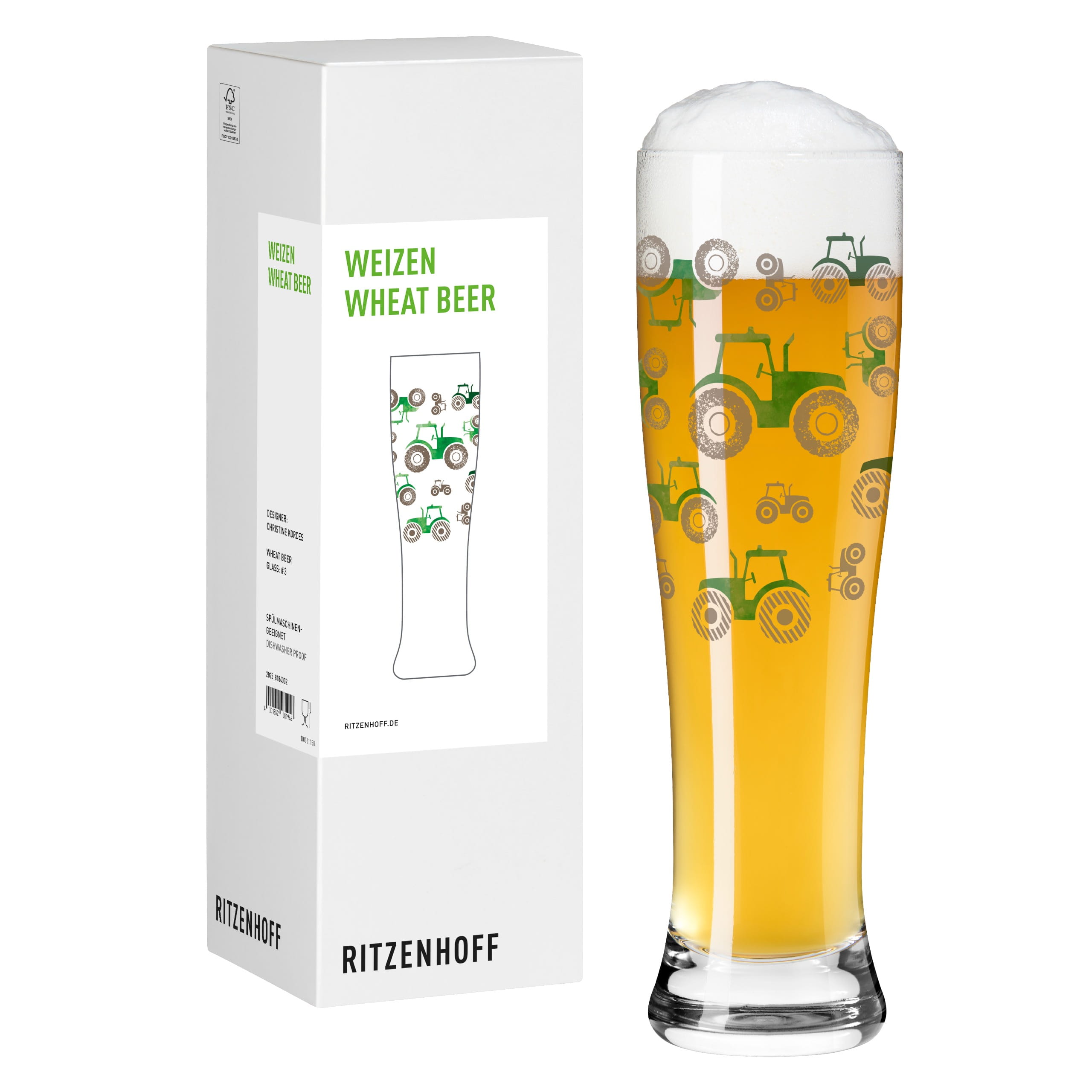 FARM WEIZENBIERGLAS #3 VON CHRISTINE KORDES