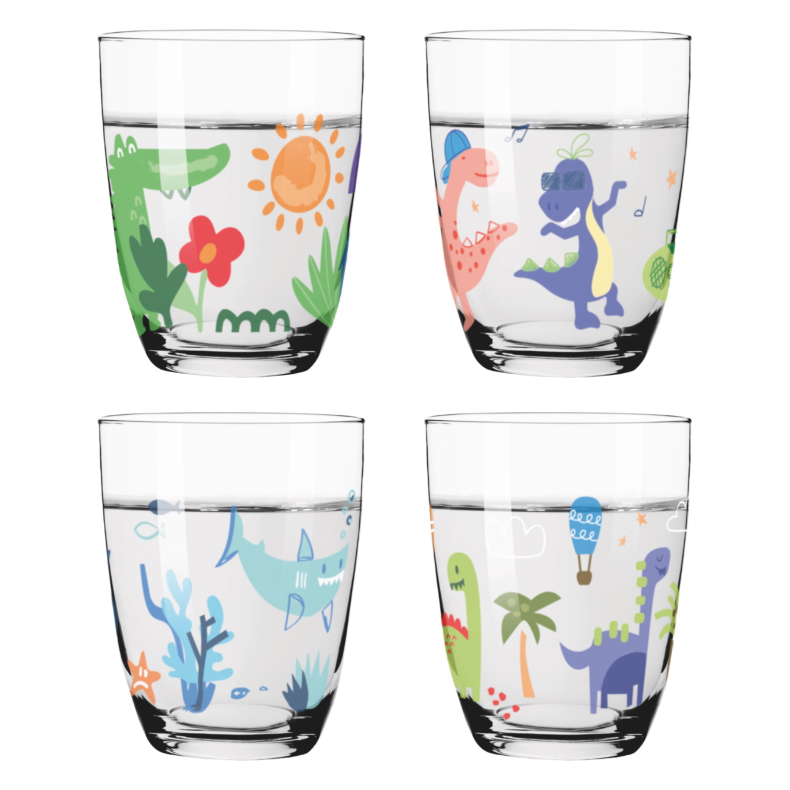 KIDS WASSERGLAS-SET #1#2#3#4 VON CAROLIN OLIVEIRA, ESTHER SPRENGER-PIEPER