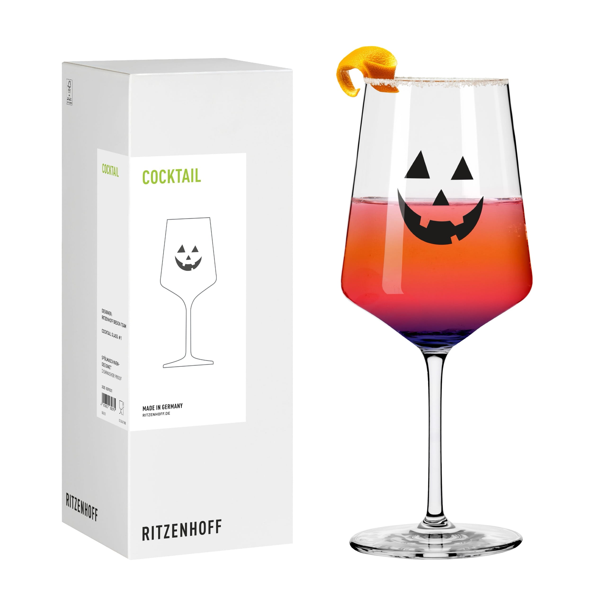 HALLOWEEN COCKTAILGLAS #1 VON RITZENHOFF DESIGN TEAM